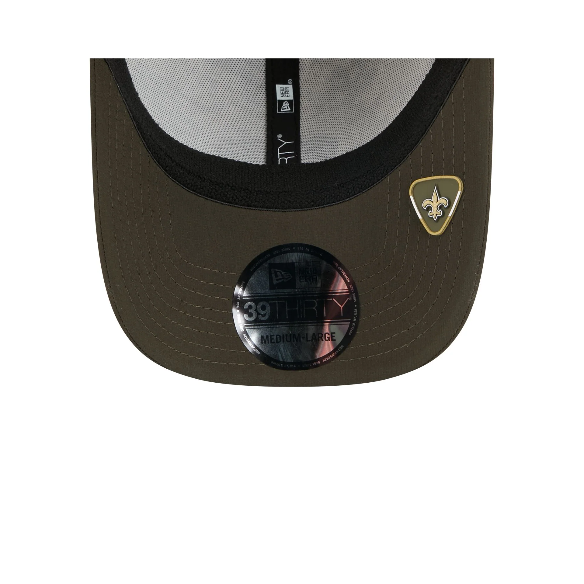New Orleans Saints 2025 Salute to Service Digi Camo 39THIRTY Stretch Fit Hat - Image 7