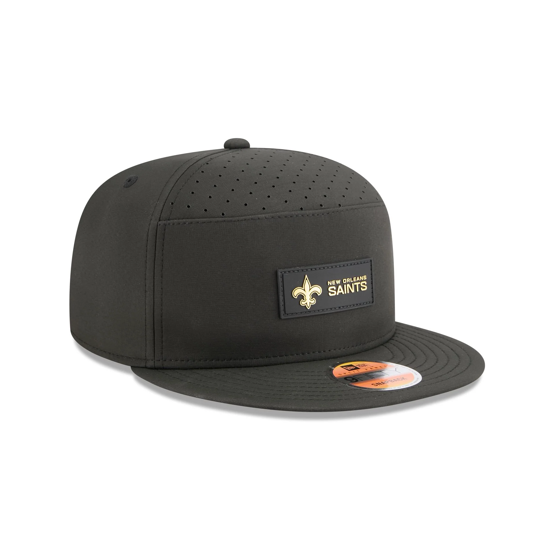New Orleans Saints 2025 Sideline Hot Weather Split Panel 9FIFTY Snapback Hat - Image 2
