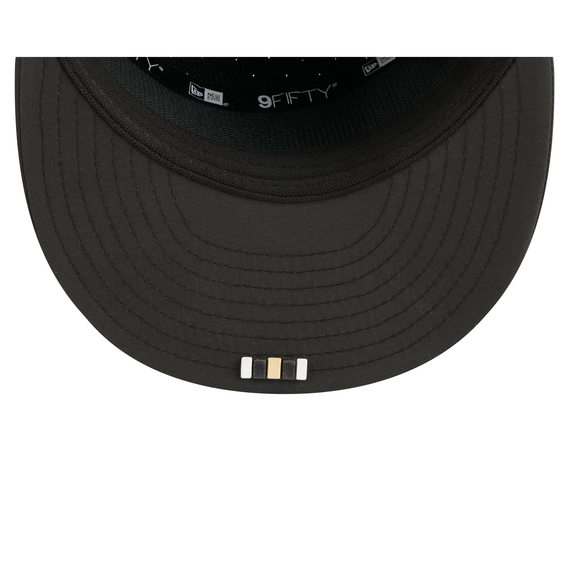 New Orleans Saints 2025 Sideline Hot Weather Split Panel 9FIFTY Snapback Hat - Image 6
