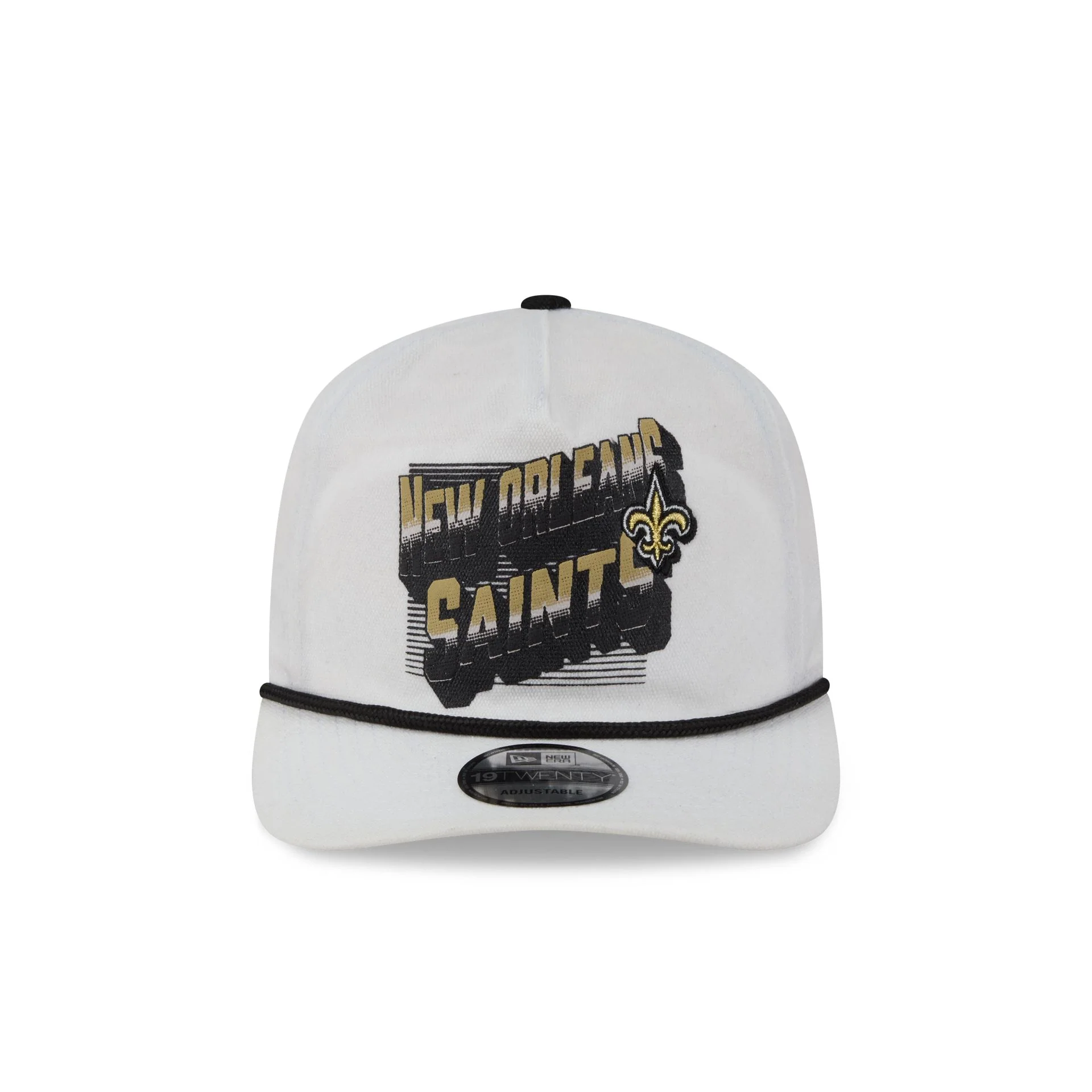 New Orleans Saints Duck Cloth 19TWENTY Adjustable Hat - Image 2