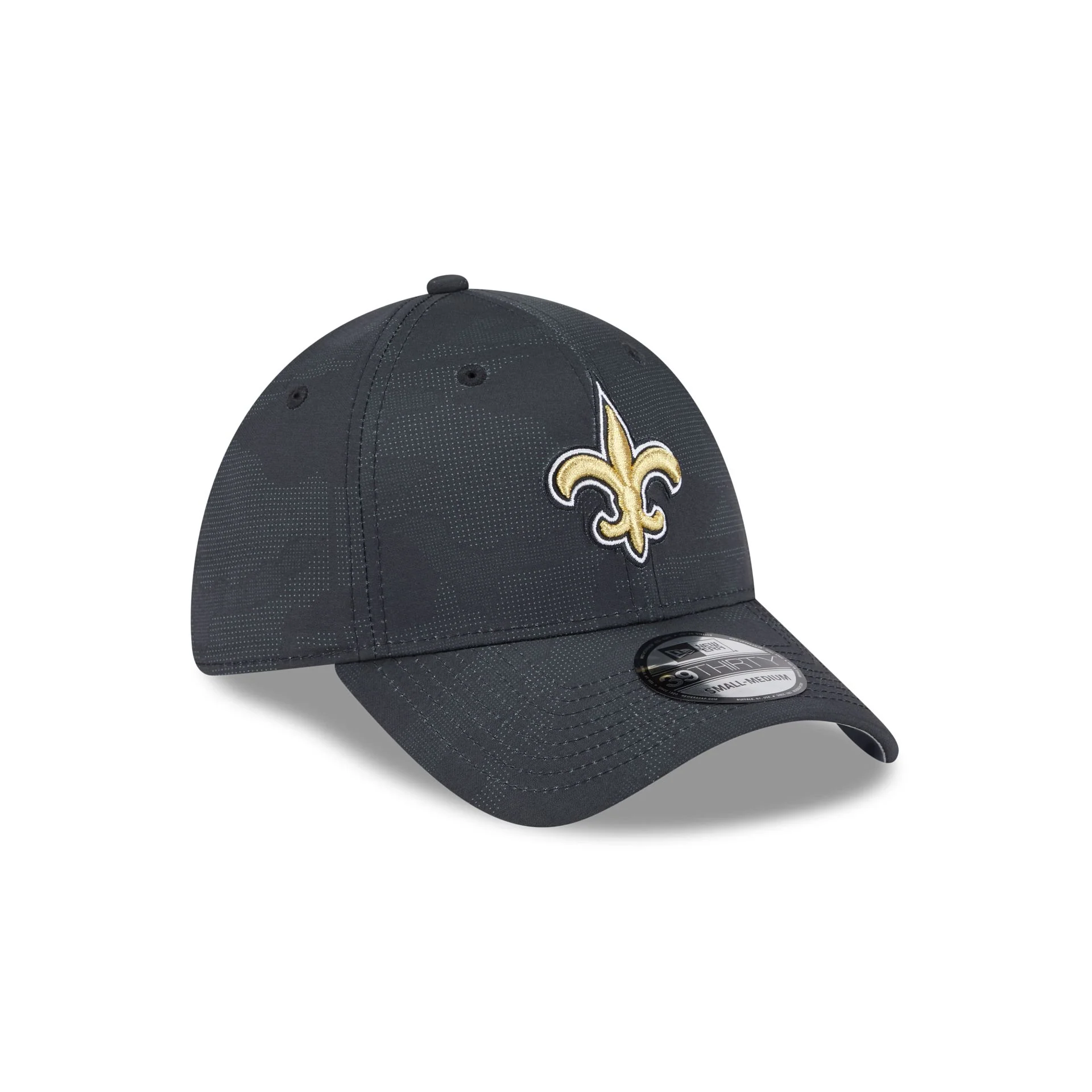 New Orleans Saints Tonal Camo 39THIRTY Stretch Fit Hat - Image 3