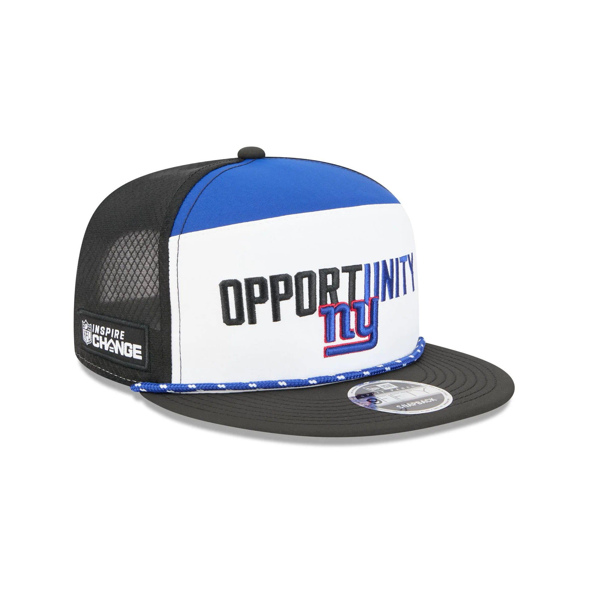 New York Giants 2025 Inspire Change Split Panel 9FIFTY Snapback Hat - Image 3