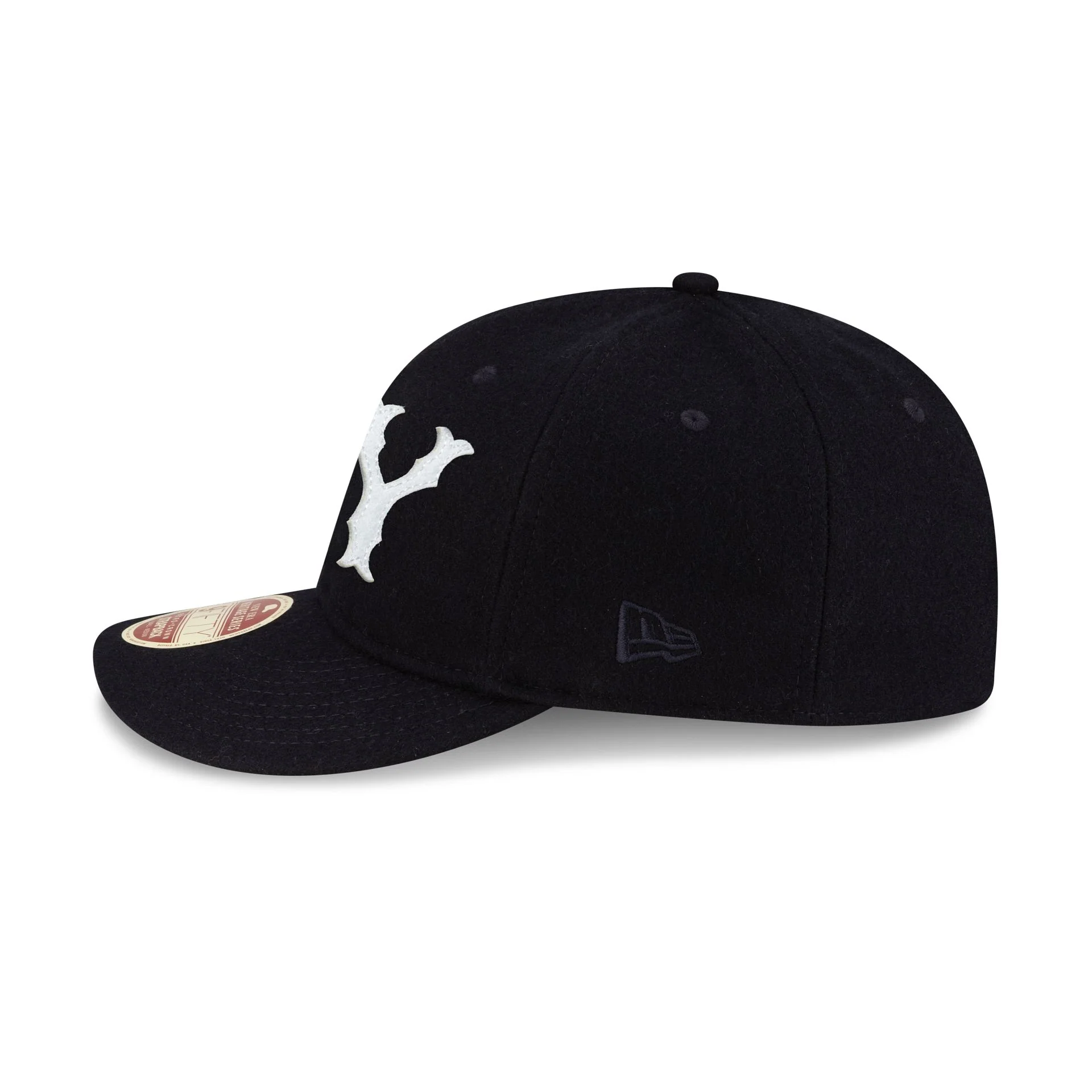 New York Highlanders Black Melton Wool Heritage Series Retro Crown 9FIFTY Strapback Hat - Image 4