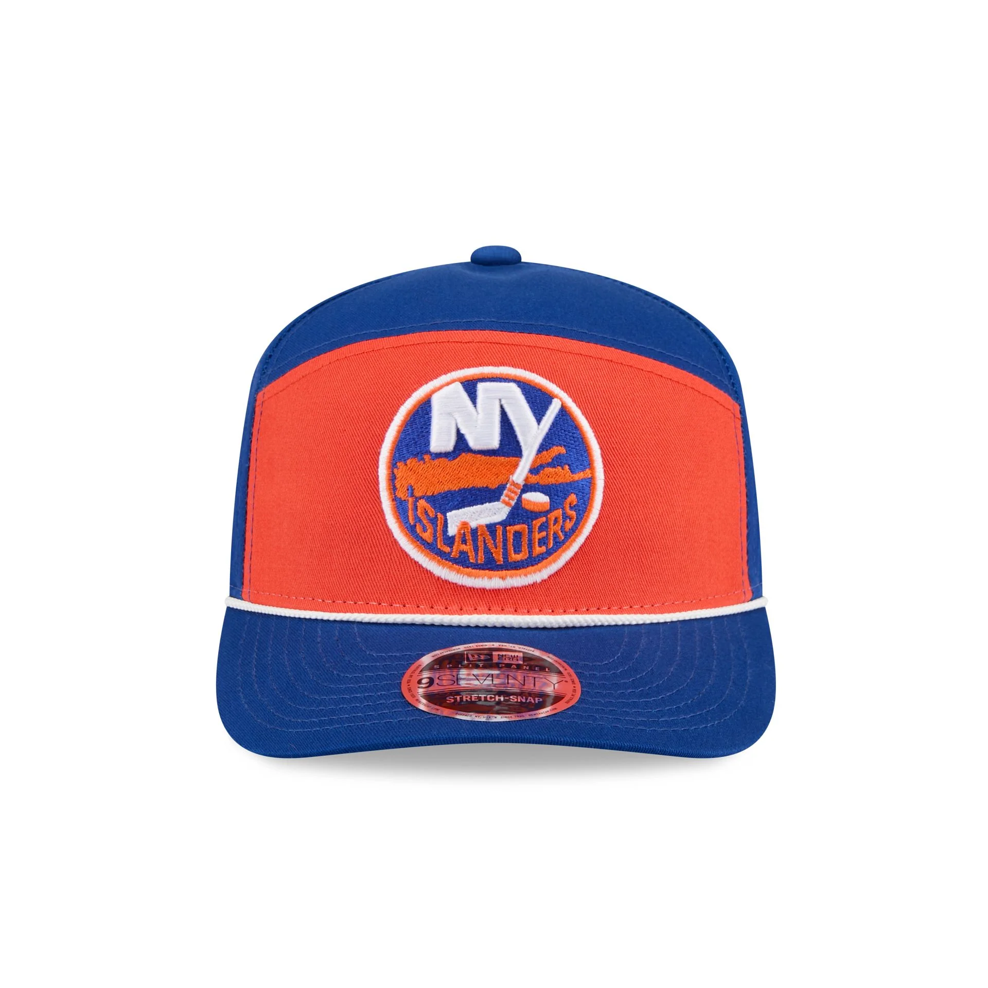 New York Islanders Split Panel 9SEVENTY Stretch-Snap Hat - Image 2