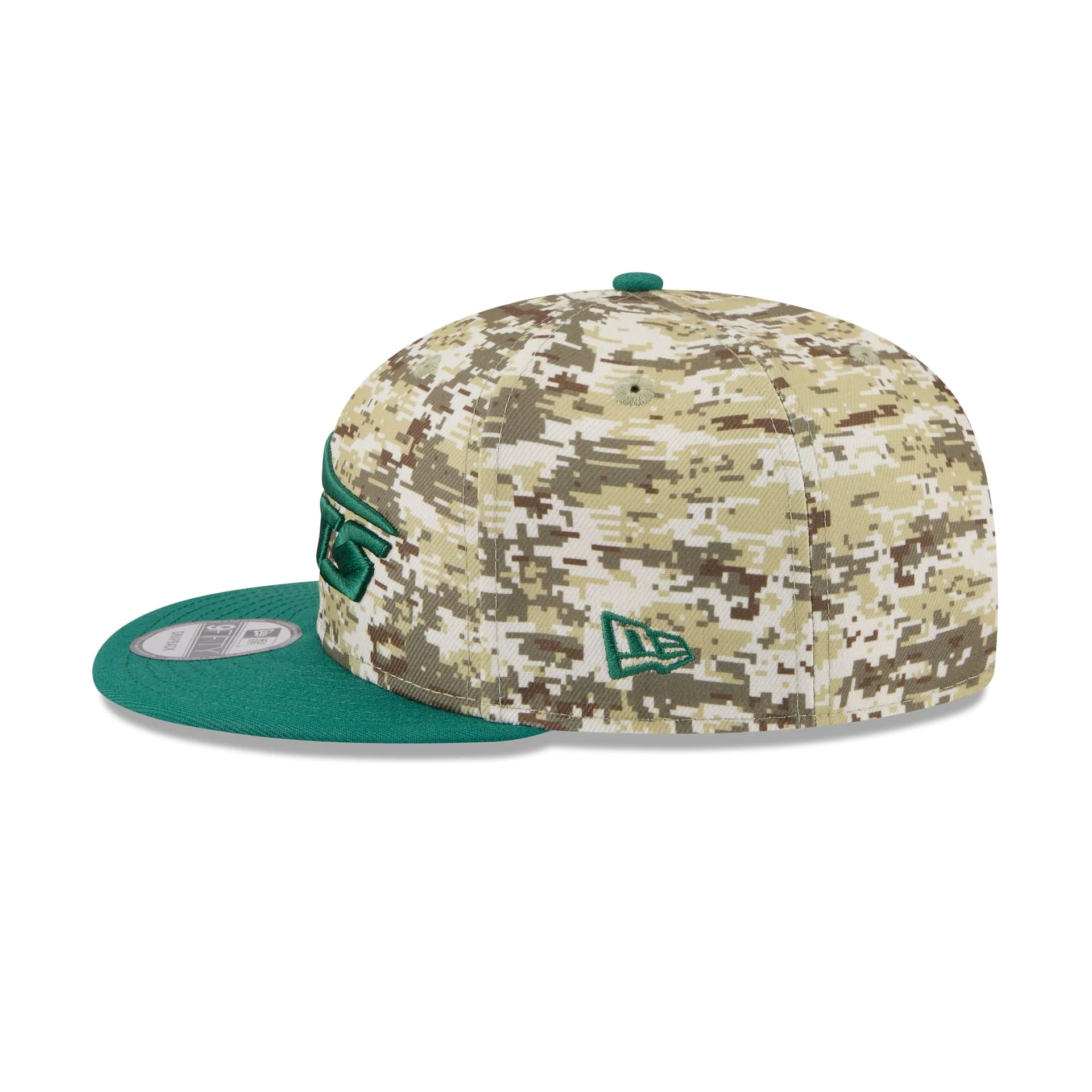 New York Jets 2025 Salute to Service Fan Gear 9FIFTY Snapback Hat - Image 5