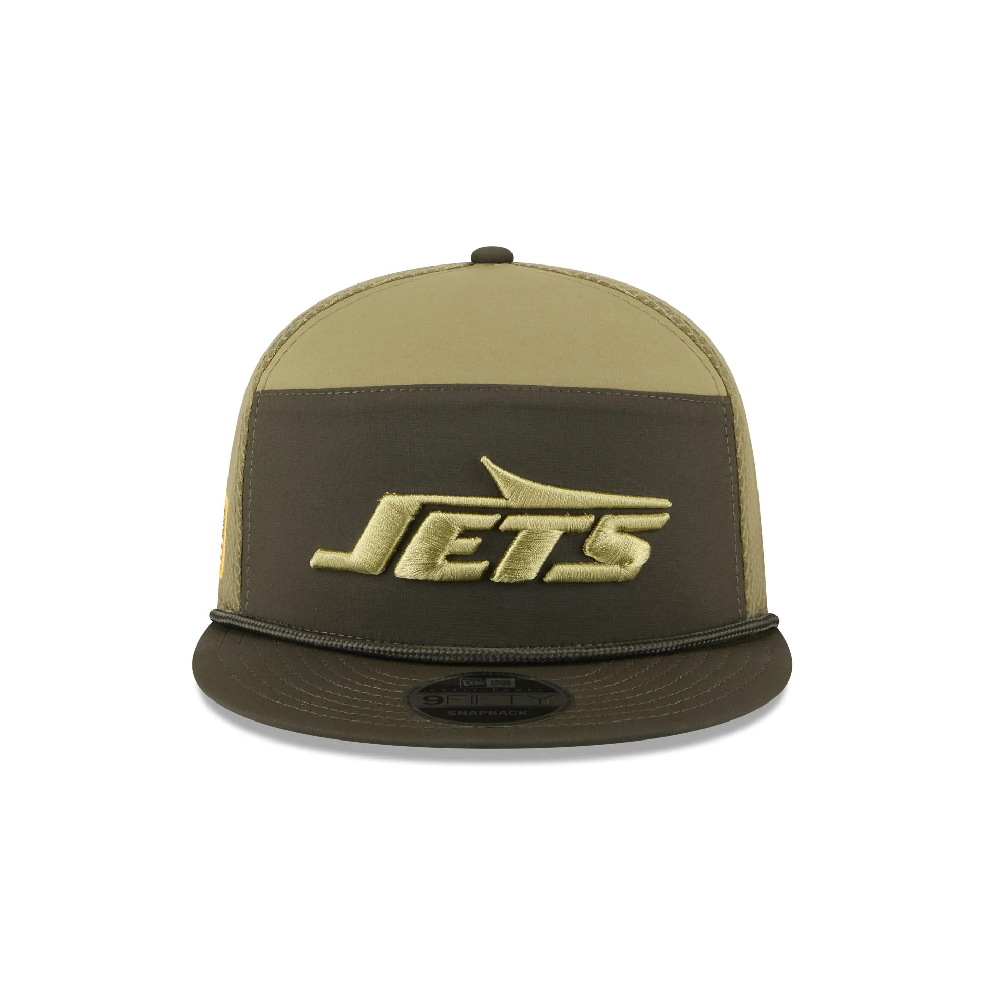 New York Jets 2025 Salute to Service Split Panel 9FIFTY Trucker Hat - Image 2