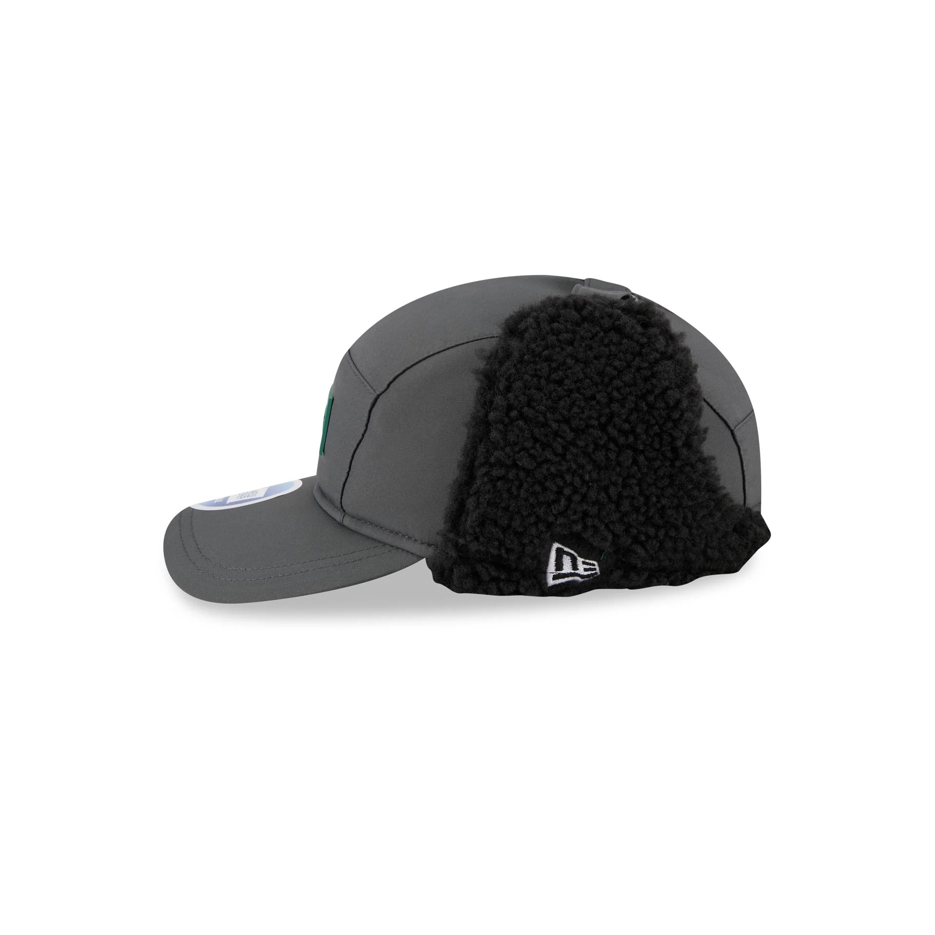 New York Jets 2025 Sideline Cold Weather Steel Clouds Runner Dogear Adjustable Hat - Image 10