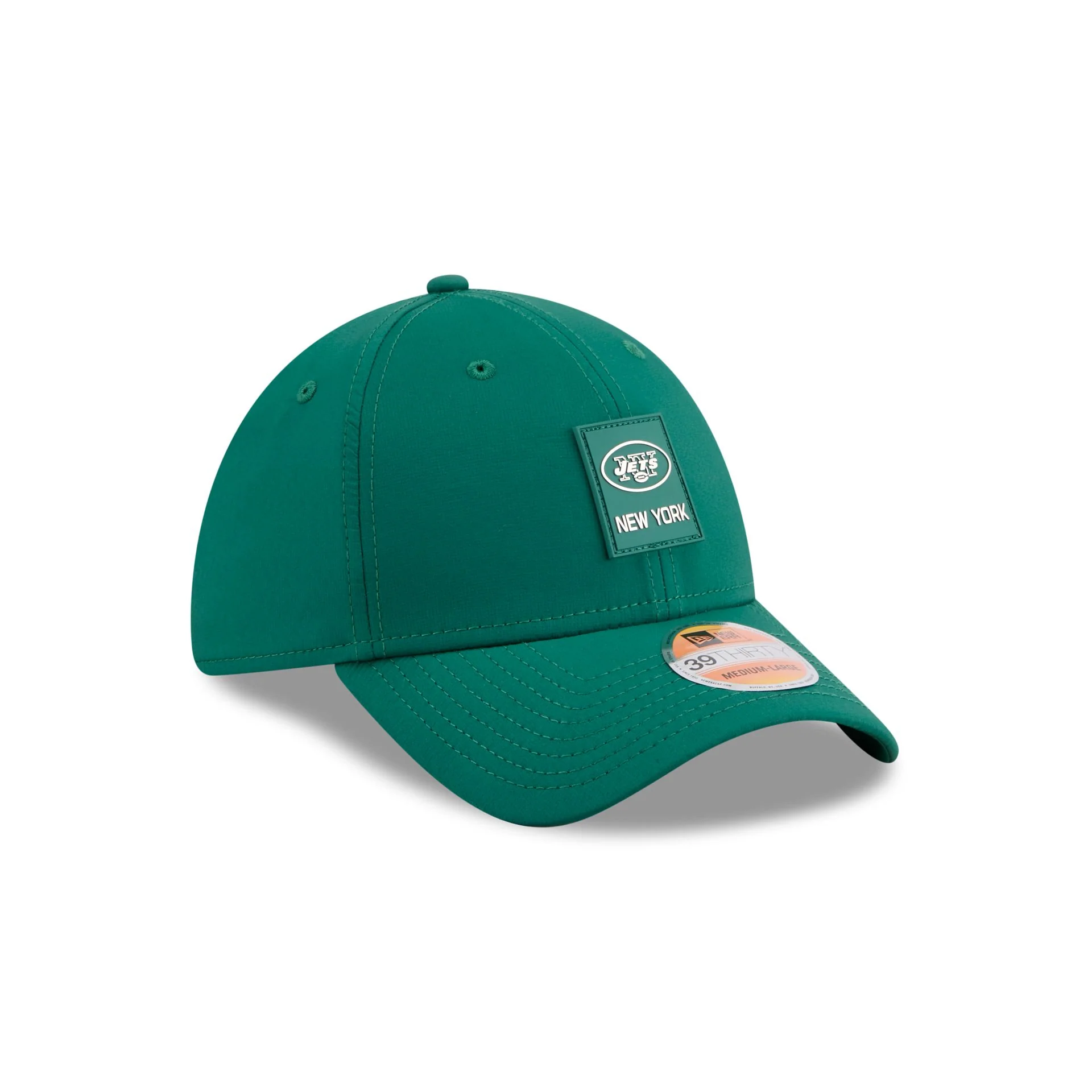 New York Jets 2025 Sideline Hot Weather Historic 39THIRTY Stretch Fit Hat - Image 3