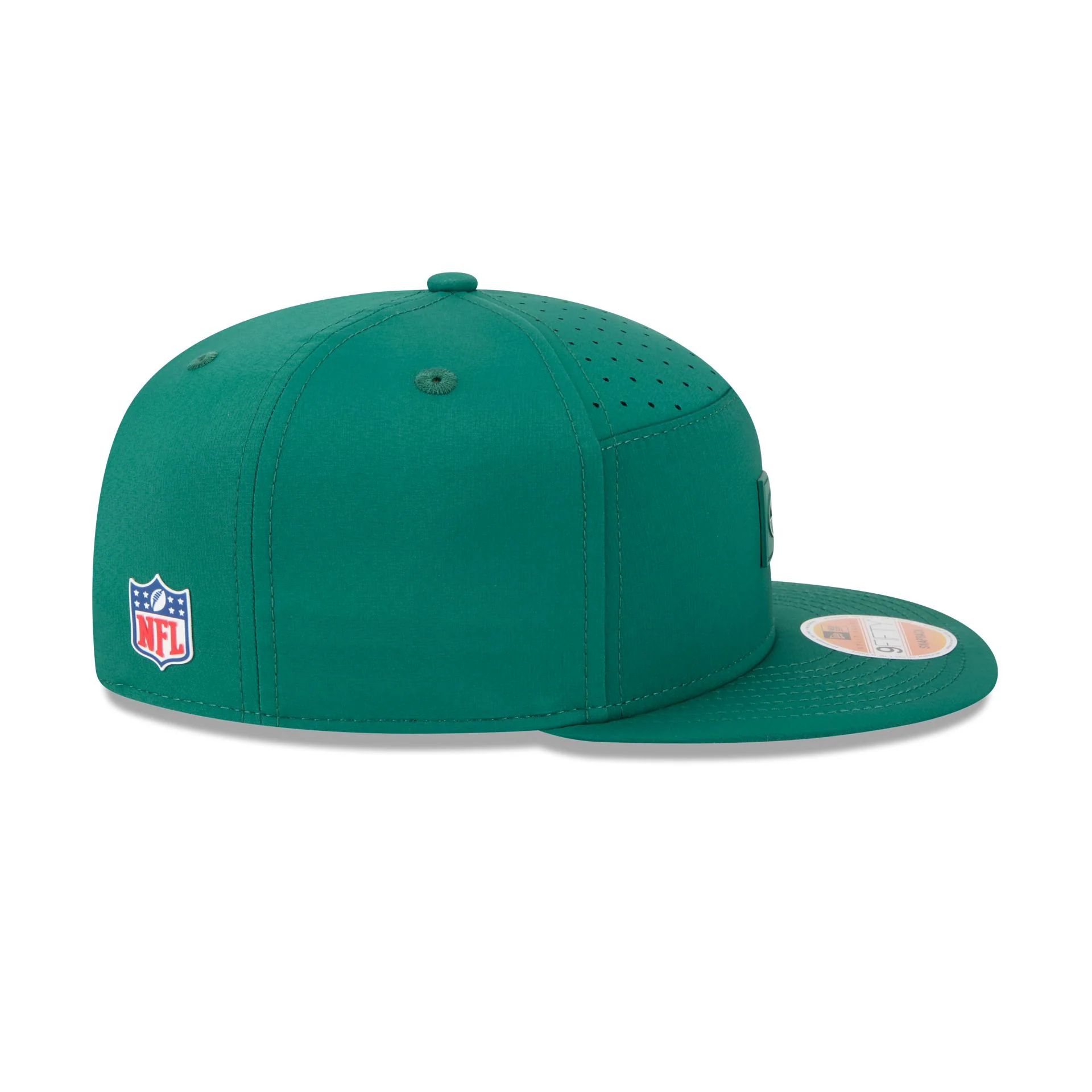 New York Jets 2025 Sideline Hot Weather Split Panel 9FIFTY Snapback Hat - Image 5