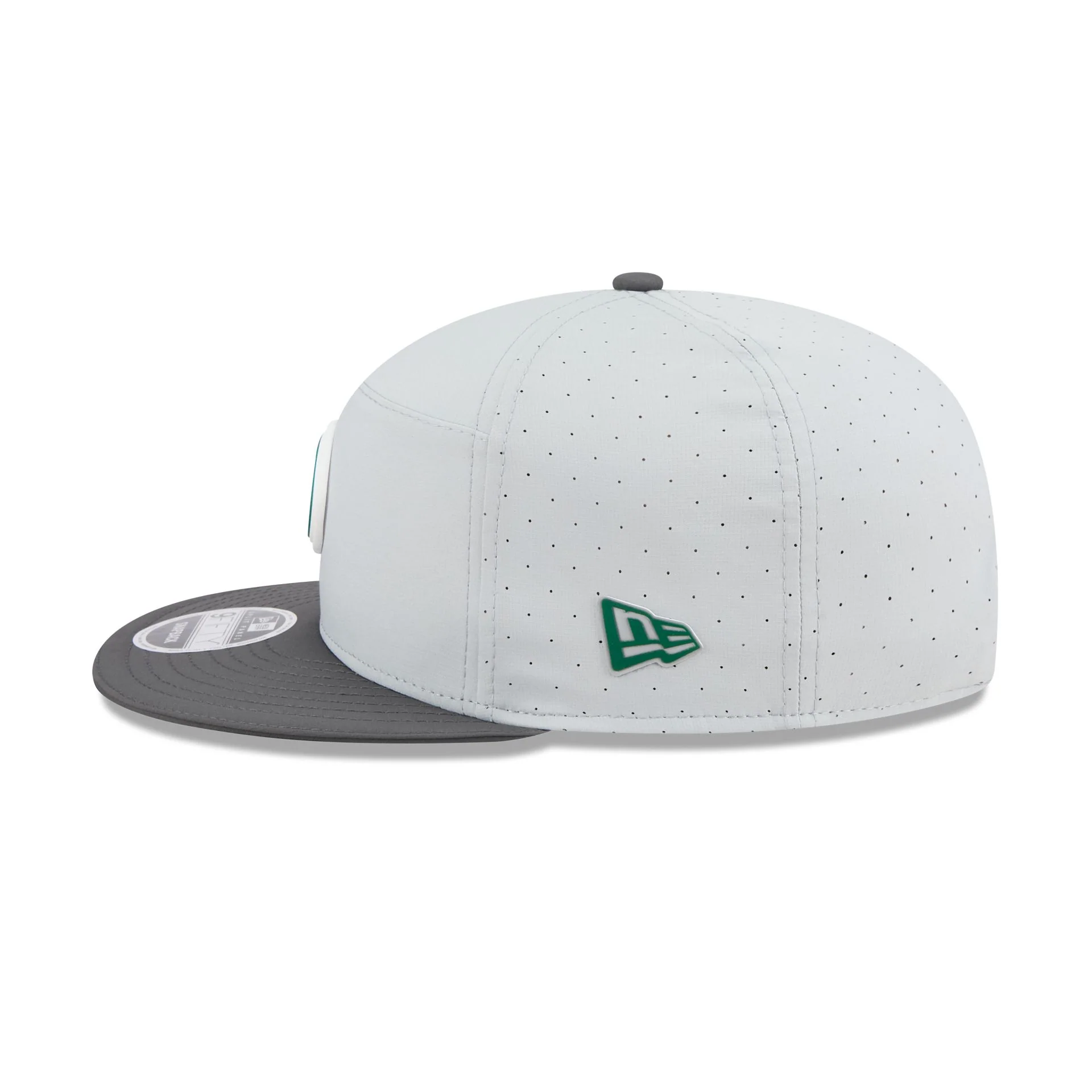 New York Jets 2025 Training Gray Split Panel 9FIFTY Snapback Hat - Image 4