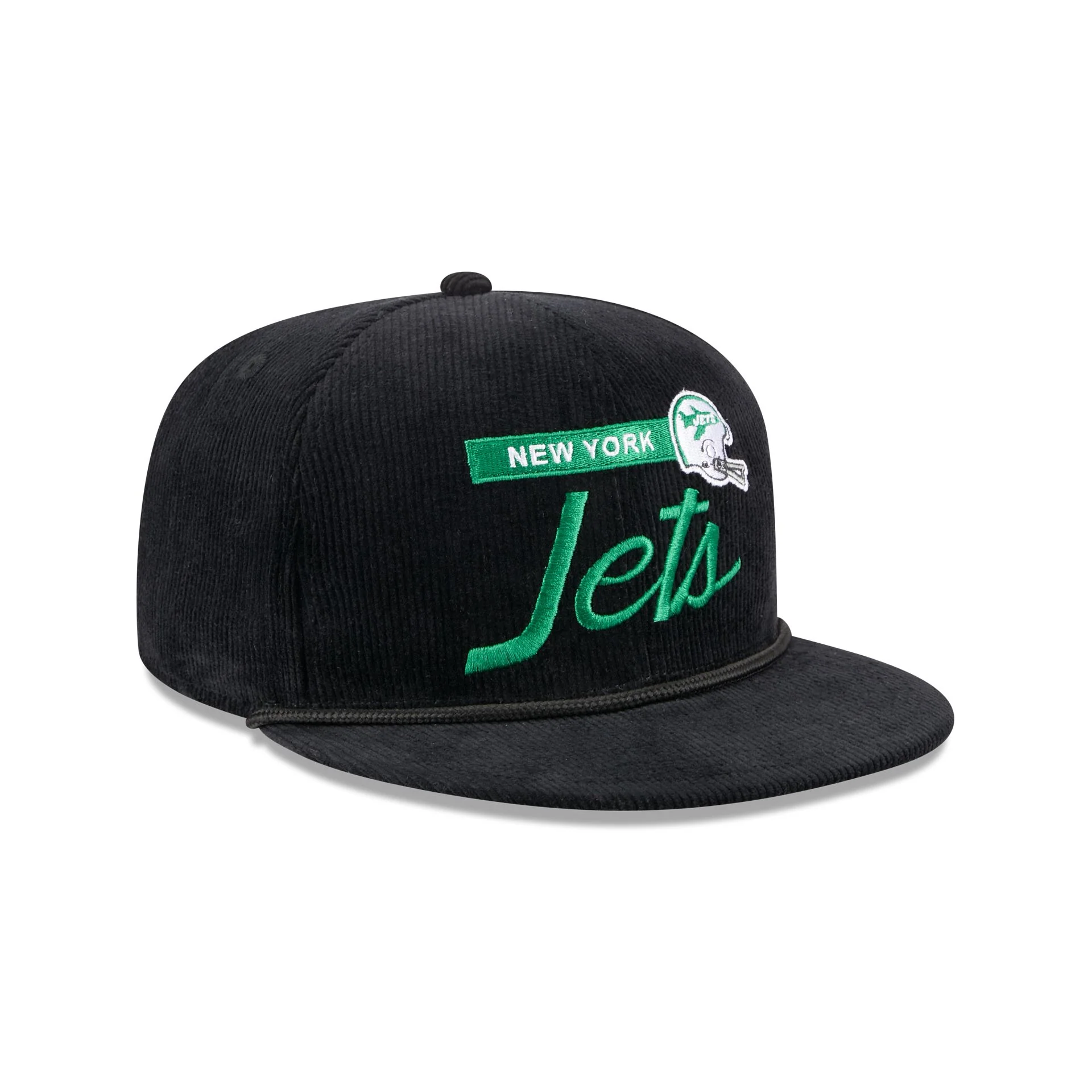 New York Jets Corduroy Rope 9FIFTY Snapback Hat - Image 3
