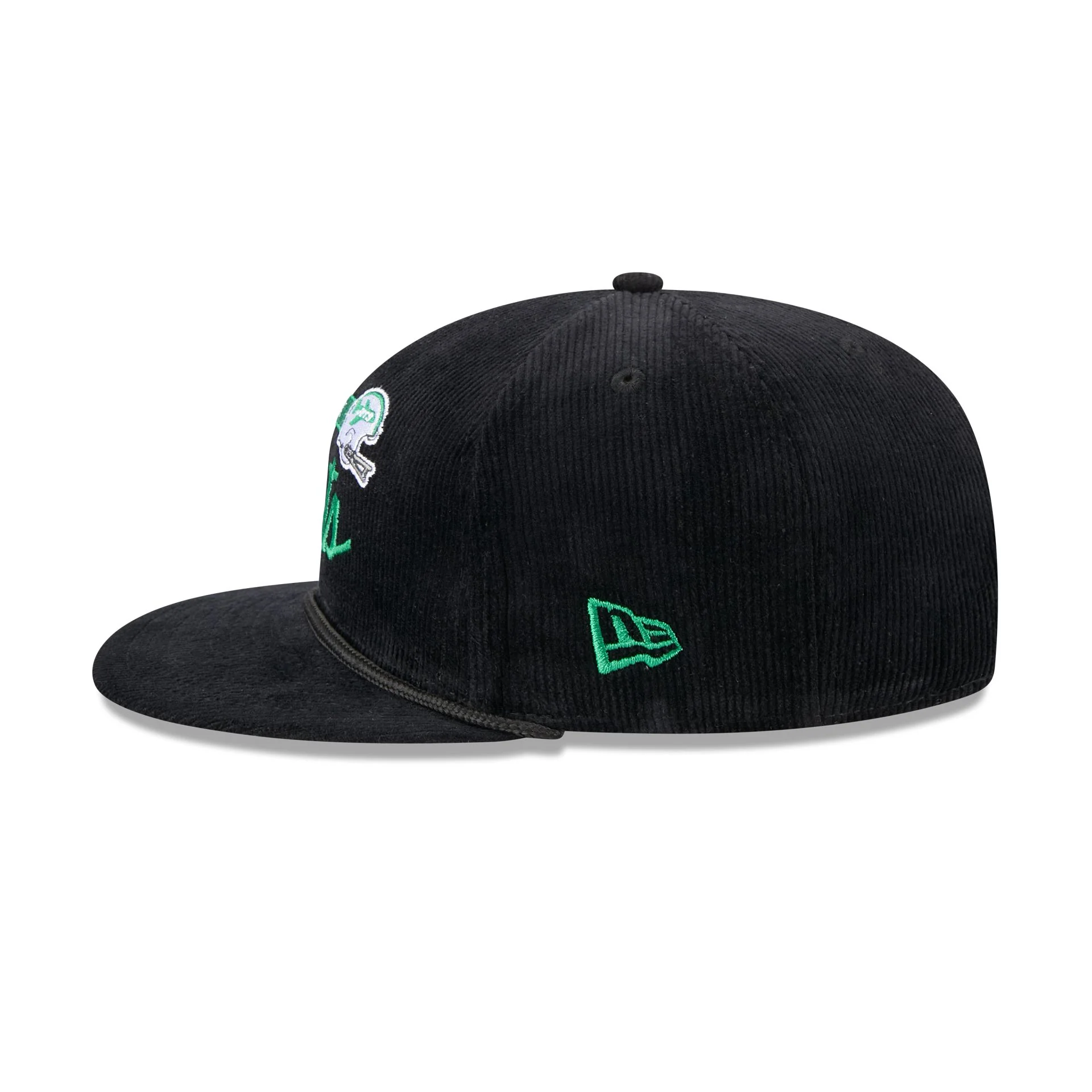 New York Jets Corduroy Rope 9FIFTY Snapback Hat - Image 4