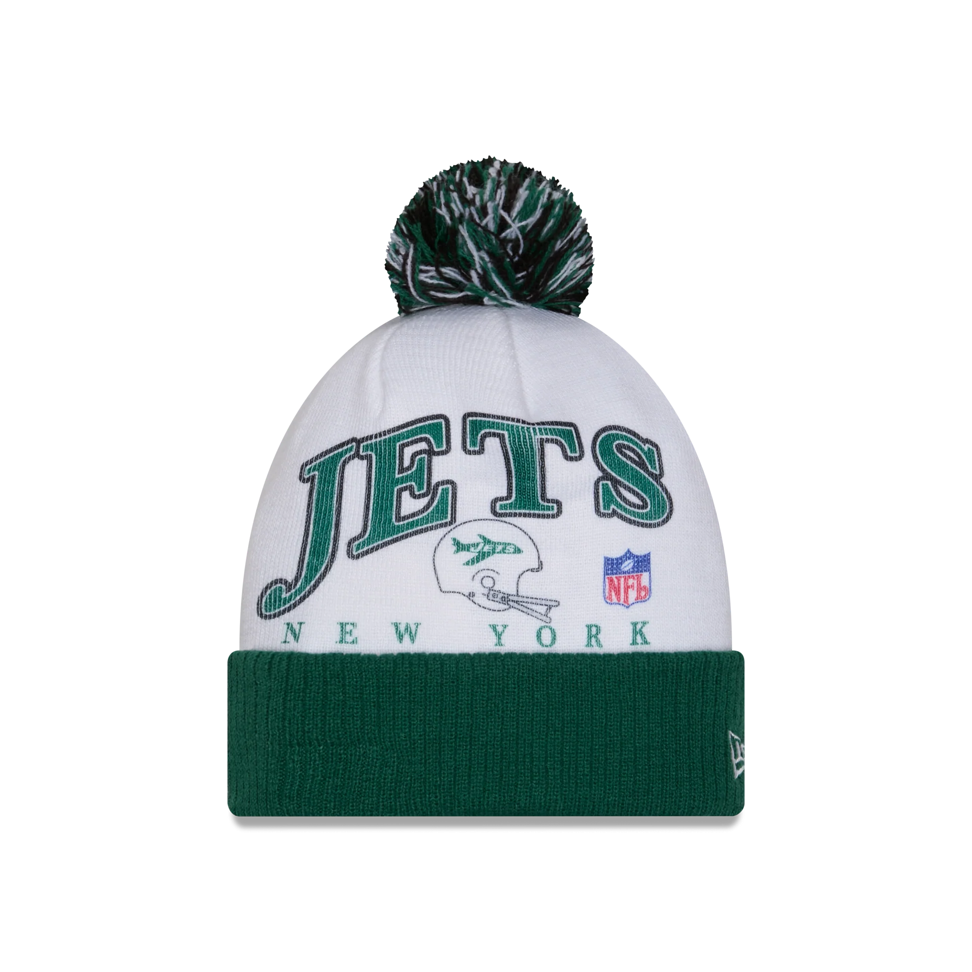 New York Jets Spirit Pom Knit Hat