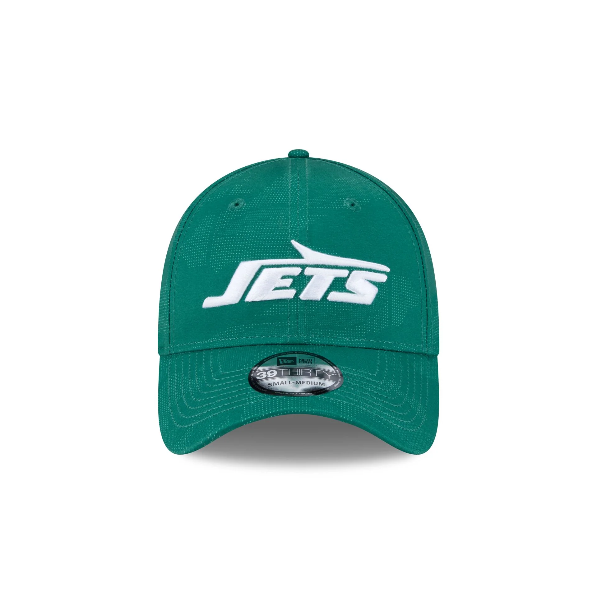 New York Jets Tonal Camo 39THIRTY Stretch Fit Hat - Image 2