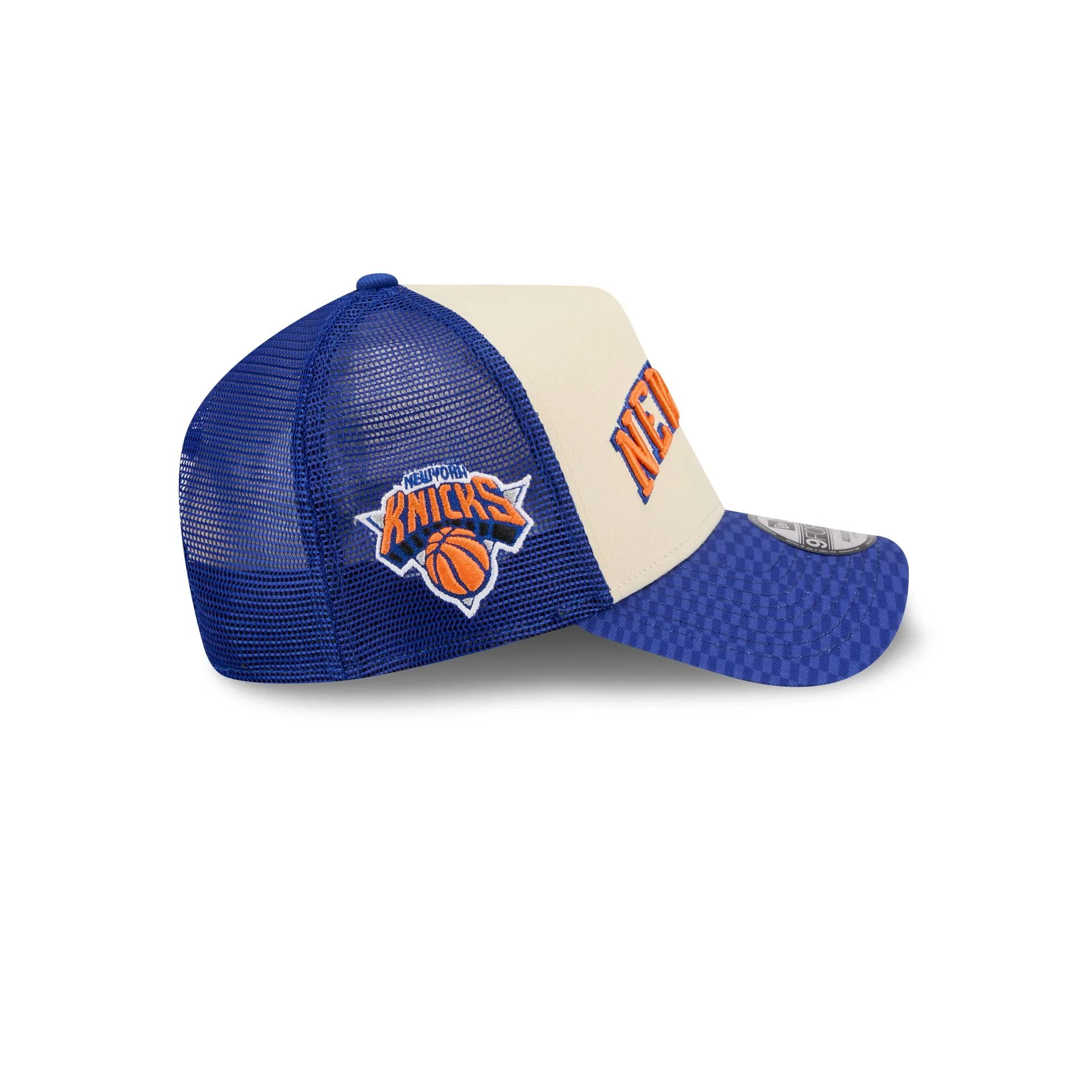 New York Knicks 2025 City Edition 9FORTY A-Frame Trucker Hat - Image 4