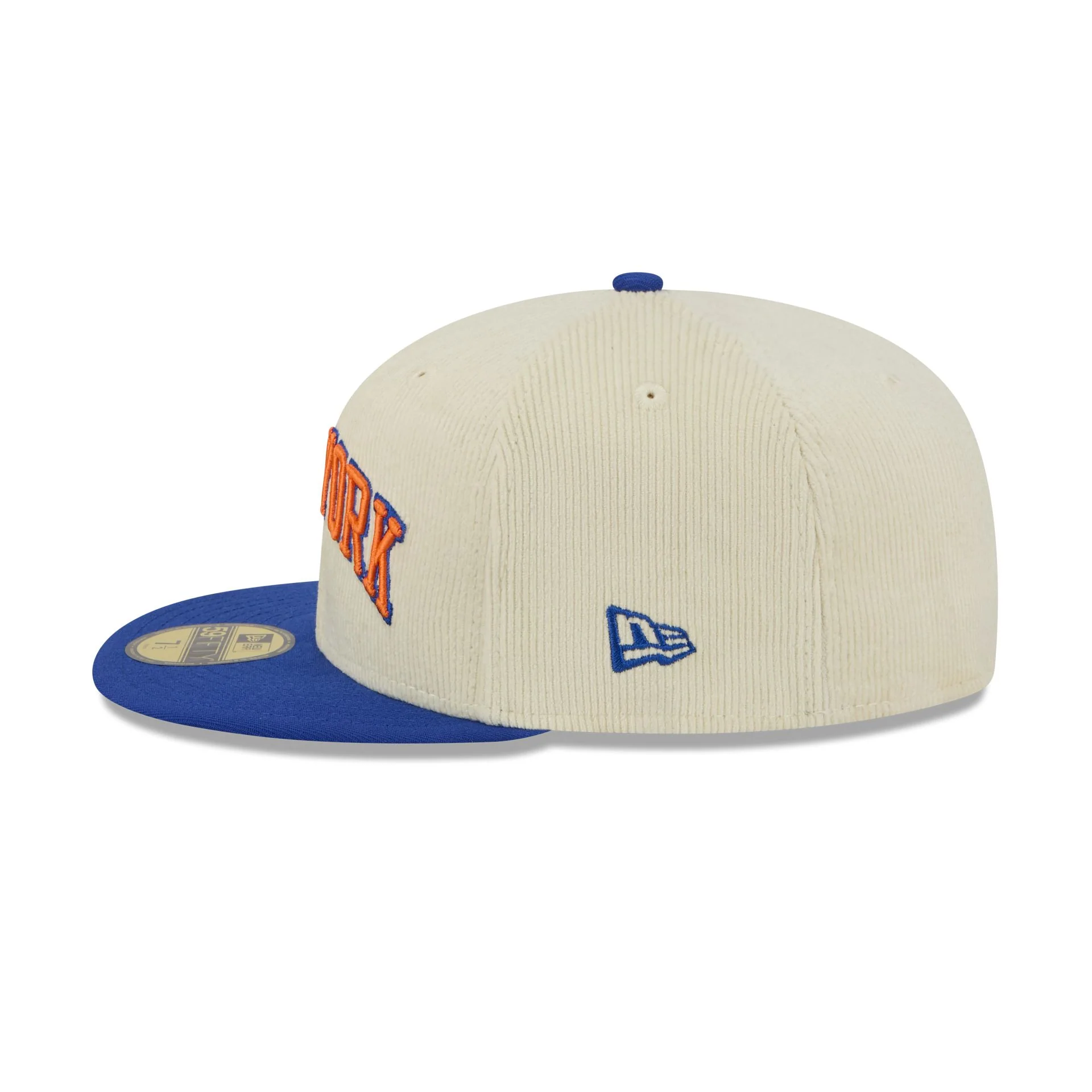 New York Knicks 2025 City Edition Chrome White Corduroy 59FIFTY Fitted Hat - Image 5