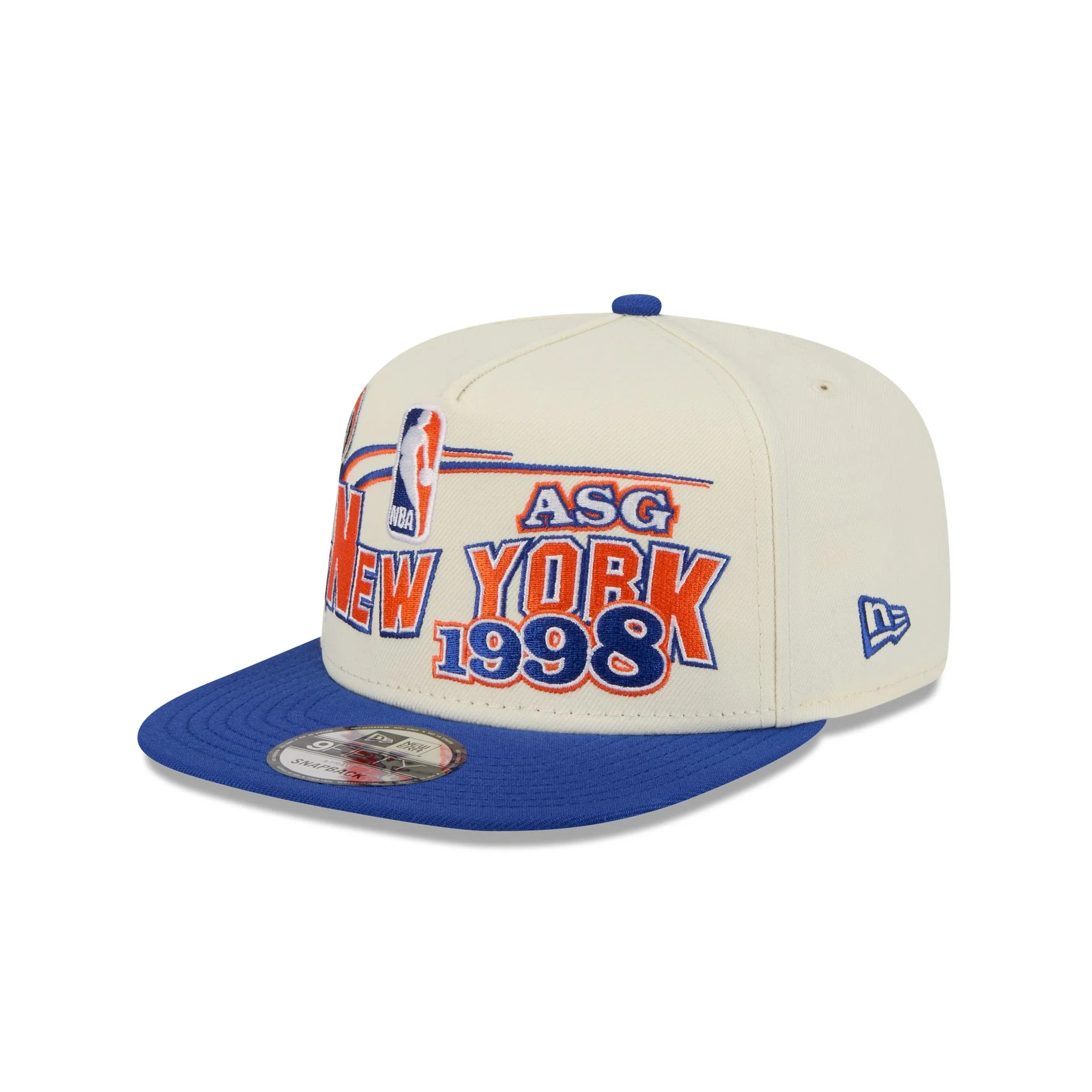 New York Knicks Hardwood Classics 1998 All-Star Game 9FIFTY A-Frame Snapback Hat - Image 3