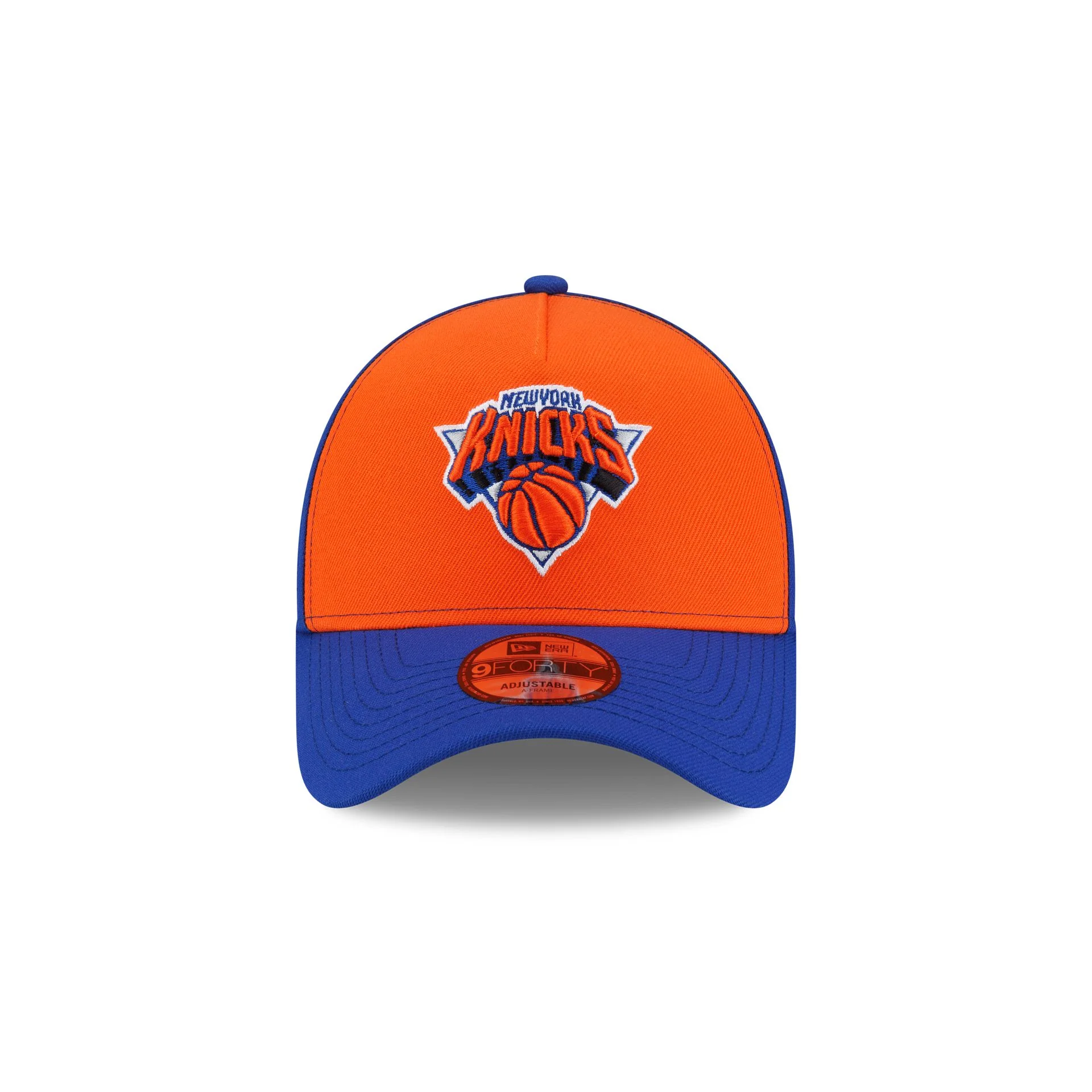 New York Knicks Hardwood Classics 2000s 9FORTY A-Frame Snapback Hat - Image 2