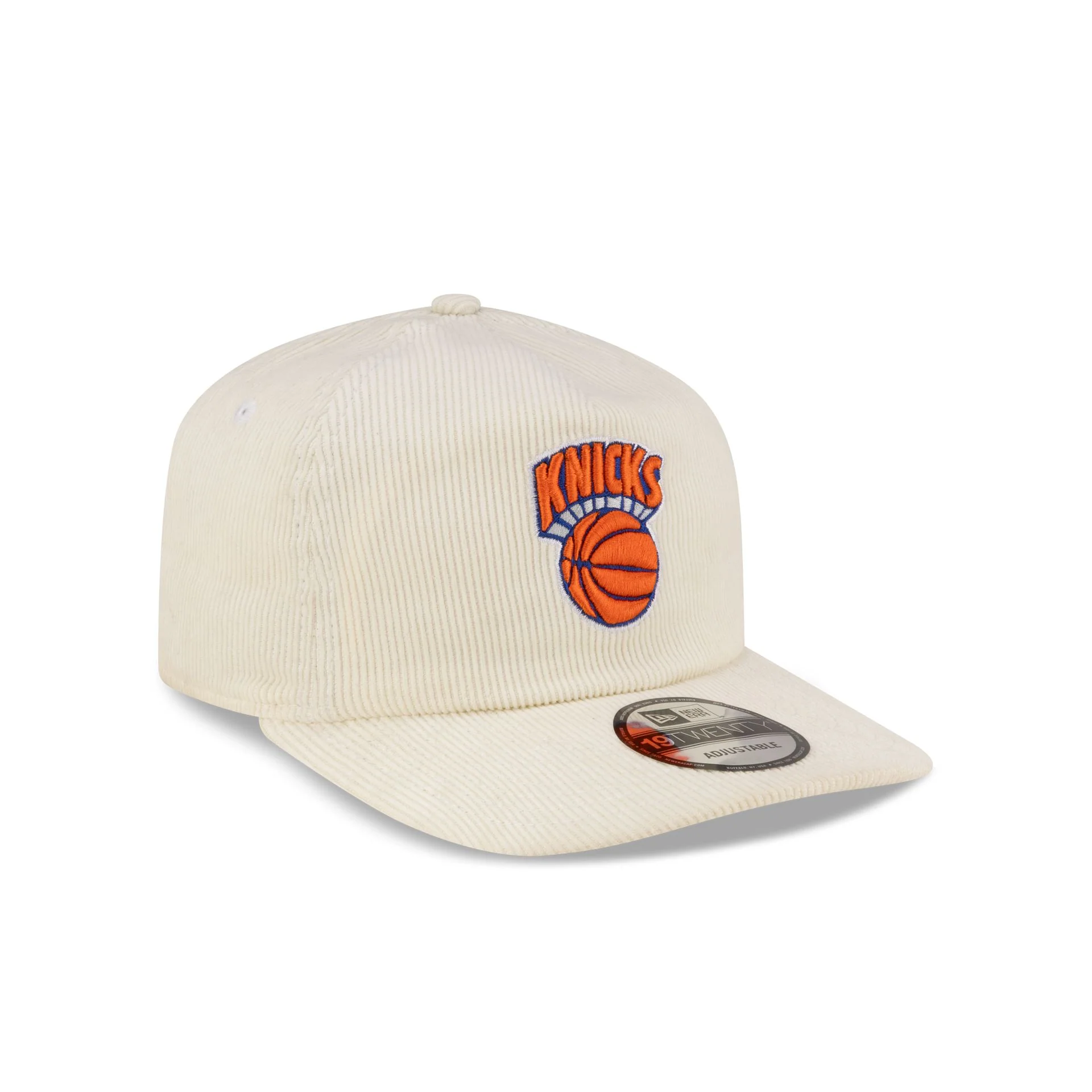 New York Knicks Hardwood Classics 80s Chrome Corduroy 19TWENTY Adjustable - Image 3