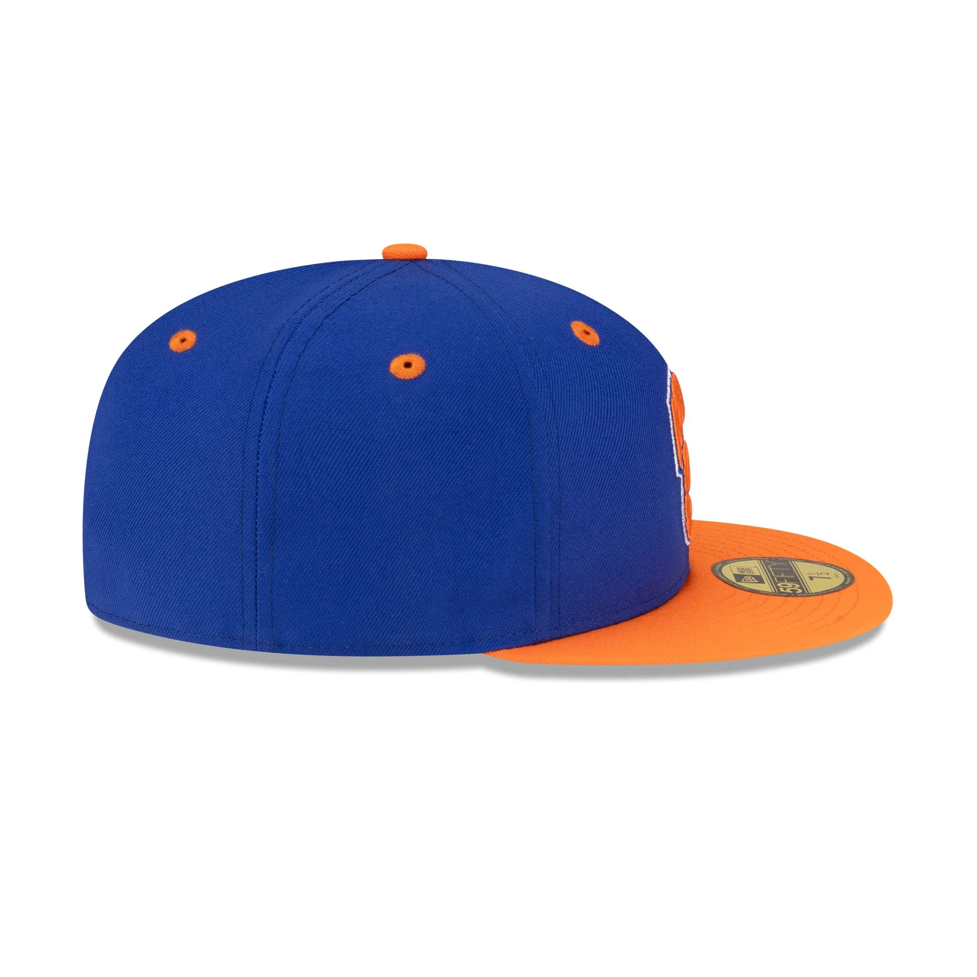 New York Knicks Hardwood Classics 80s Two Tone 59FIFTY Fitted Hat - Image 5