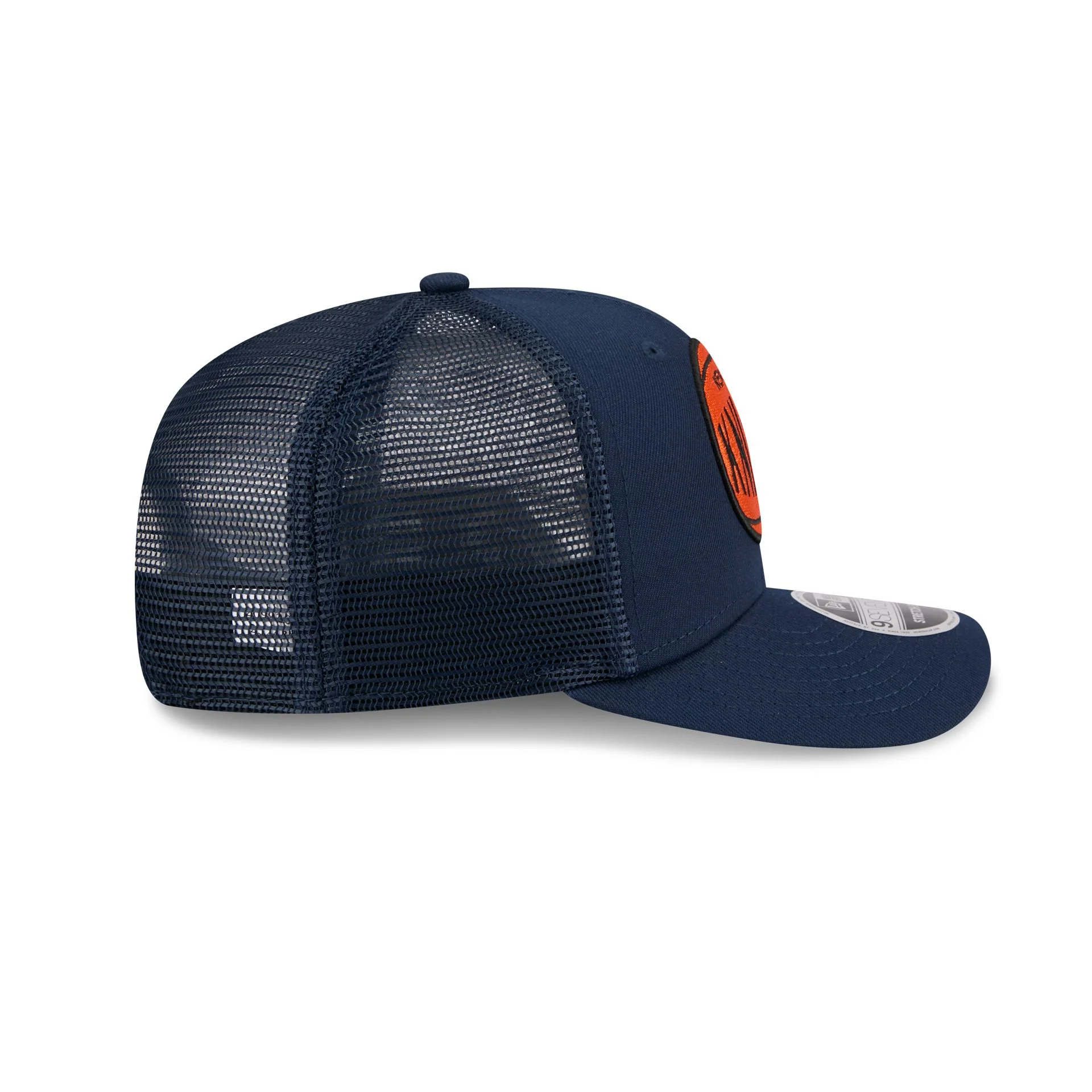 New York Knicks 1968-1975 Hardwood Classics 9SEVENTY Trucker Hat - Image 5