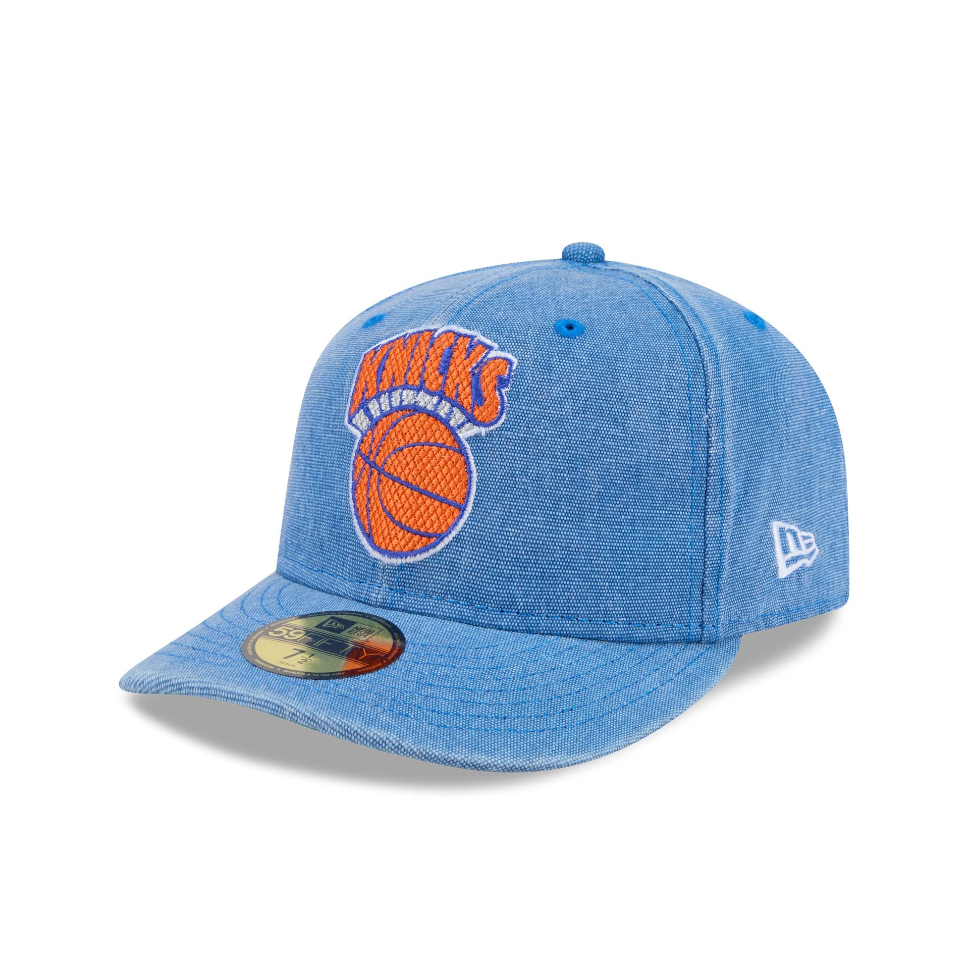 New York Knicks Hardwood Classics Diamond Stitch 59FIFTY Fitted Hat - Image 3