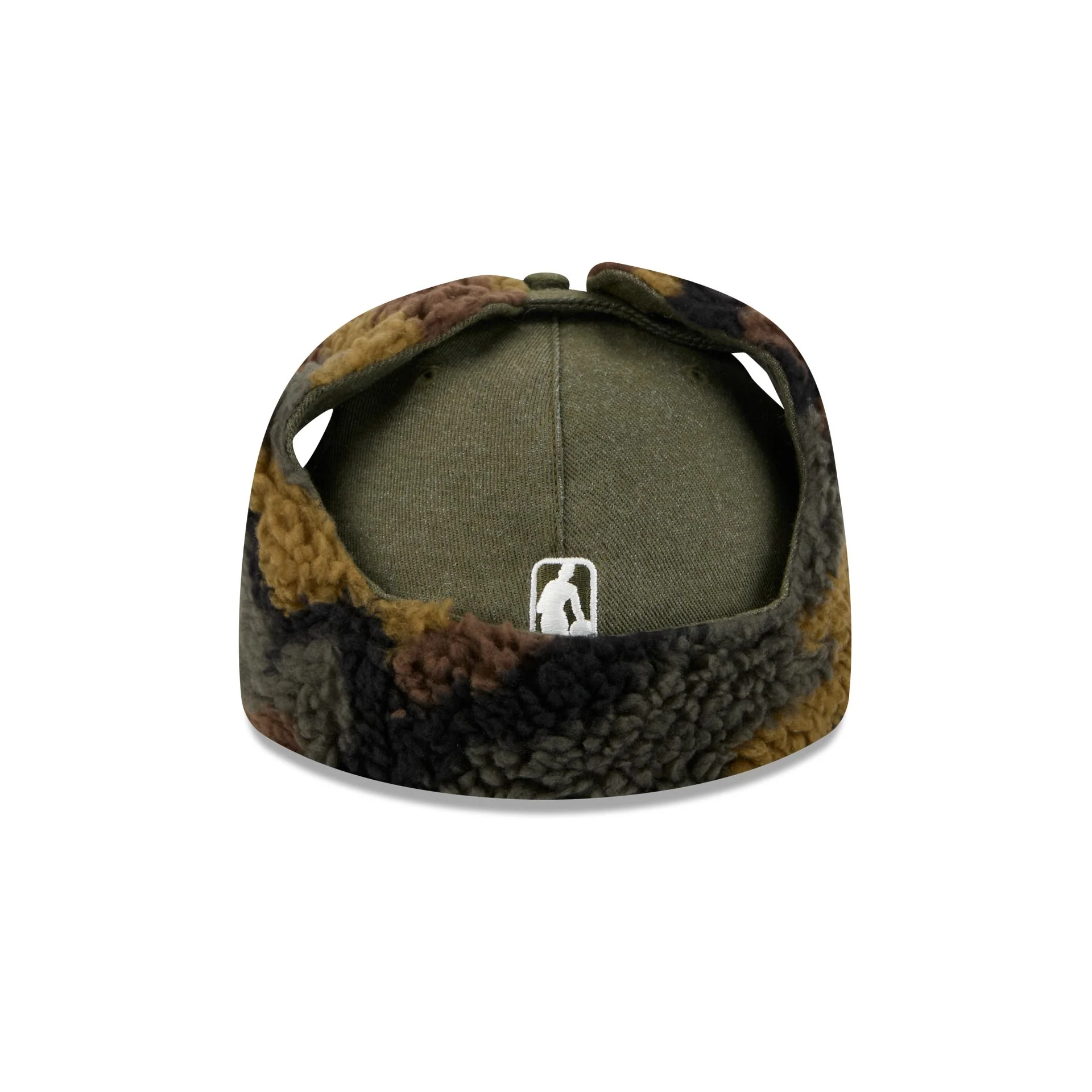 New York Knicks Three Looms Cotton Twill Camo Retro Crown Dog Ear 59FIFTY Fitted Hat - Image 6