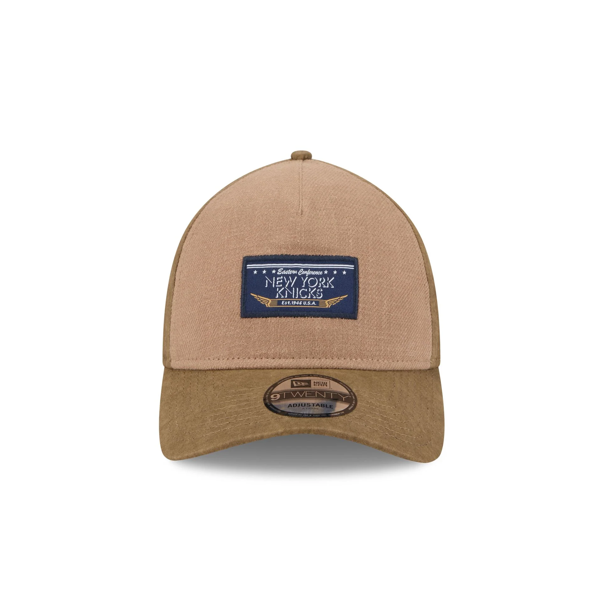New York Knicks Utility Linen 9TWENTY A-Frame Adjustable Hat - Image 2