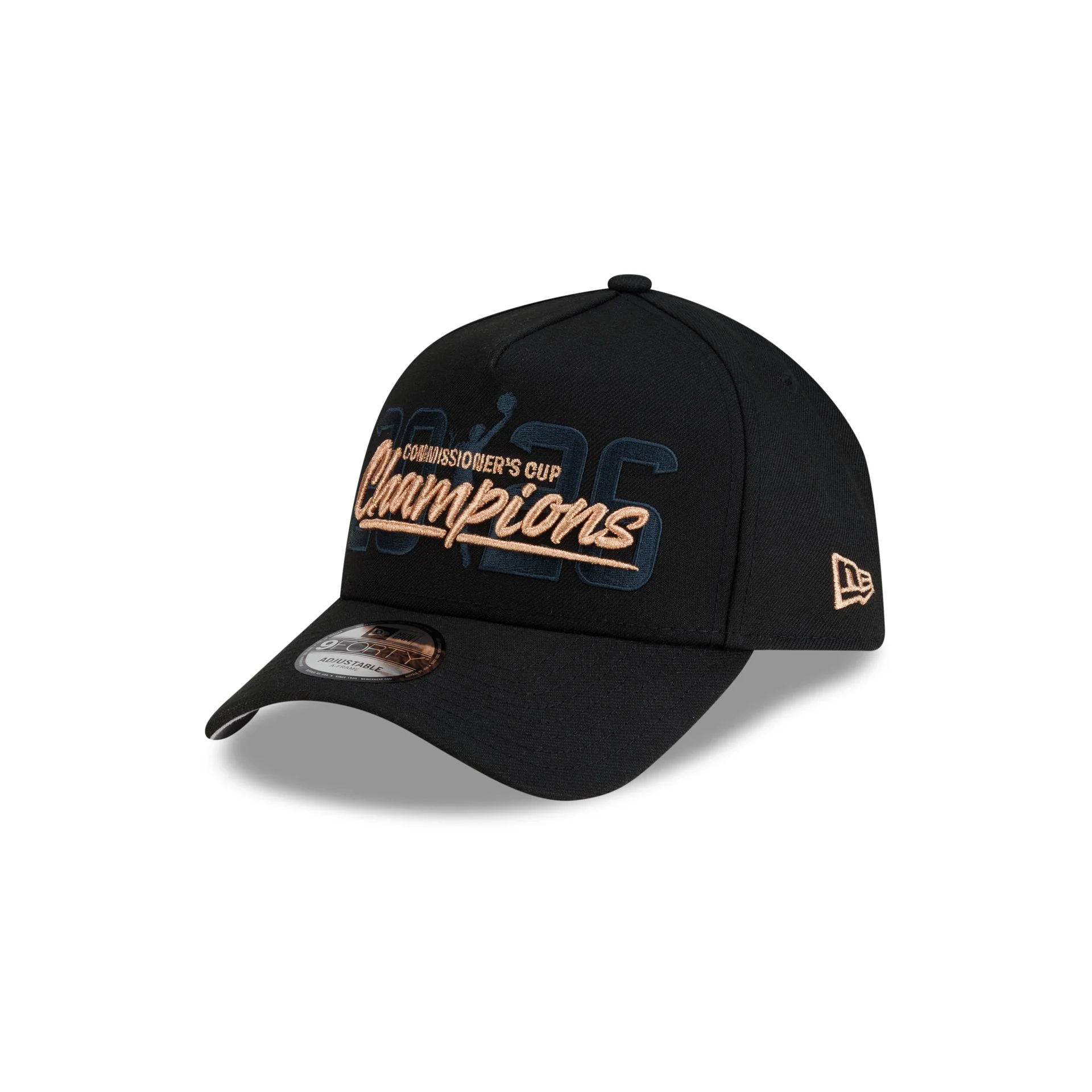 New York Liberty 2026 WNBA Commissioner's Cup Champions 9FORTY A-Frame Snapback Hat - Image 3