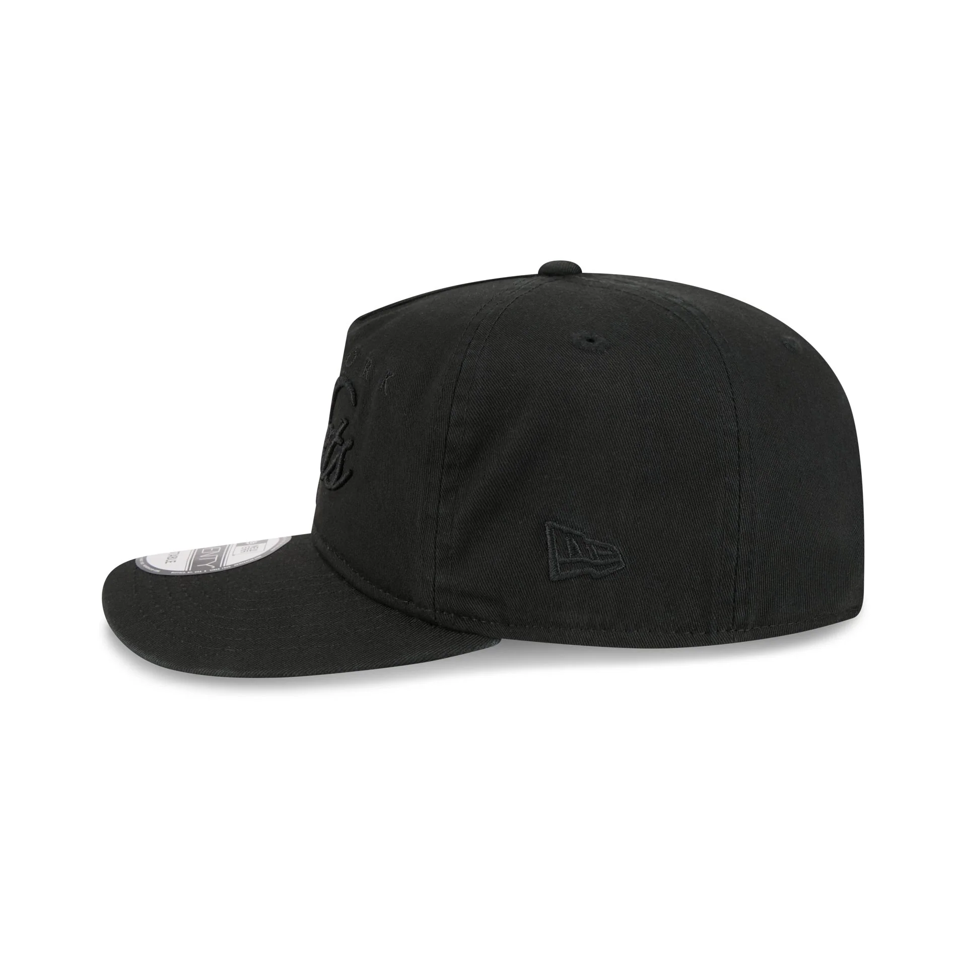 New York Mets All Black Scripted 19TWENTY Adjustable Hat - Image 5