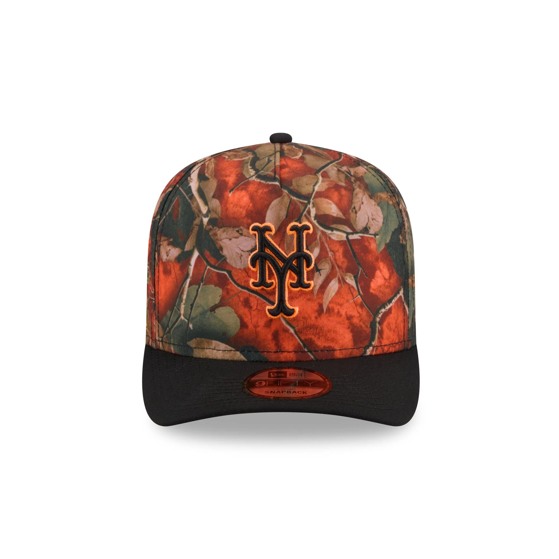 New York Mets Amber Leaves 9FIFTY A-Frame Snapback Hat - Image 2