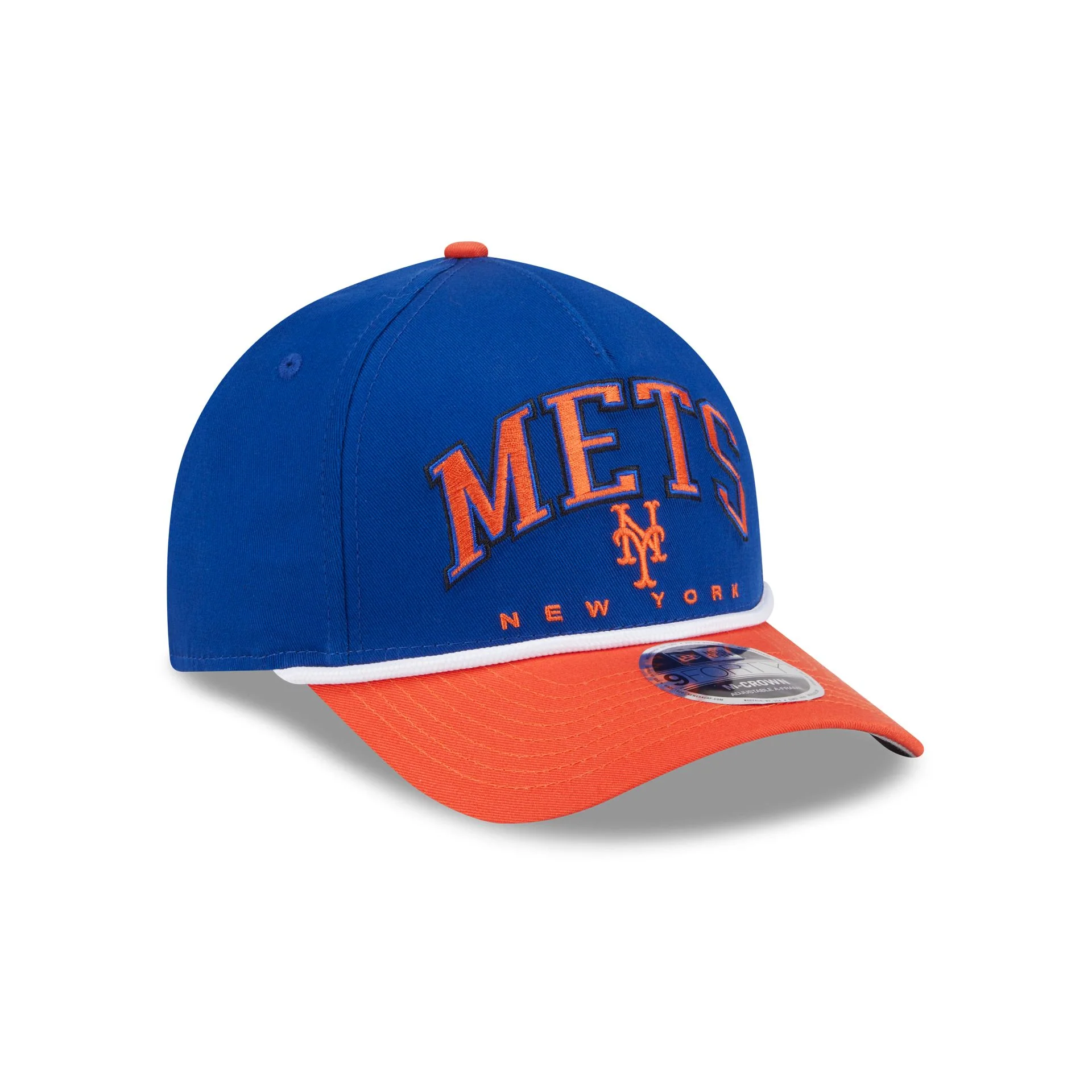 New York Mets Arch 9FORTY M-Crown A-Frame Snapback Hat - Image 3
