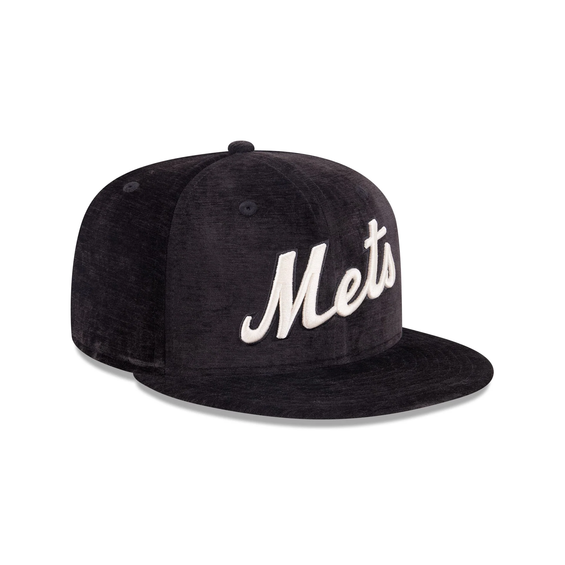 New York Mets Black Velvet 59FIFTY Fitted Hat - Image 3