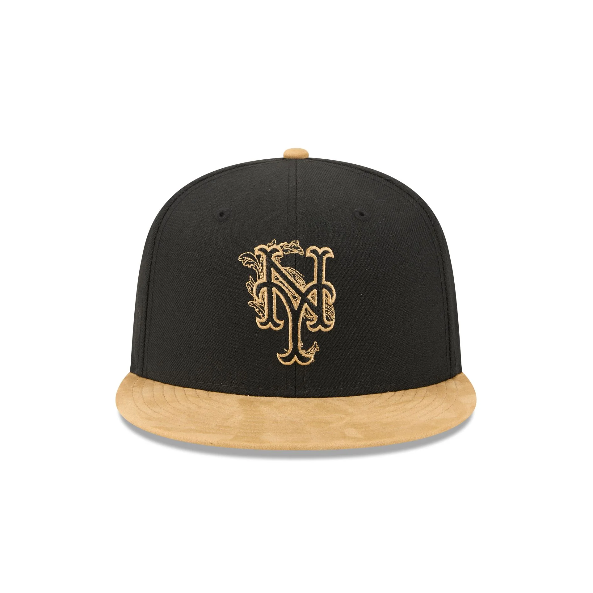 New York Mets Black Wool 59FIFTY Fitted Hat - Image 2