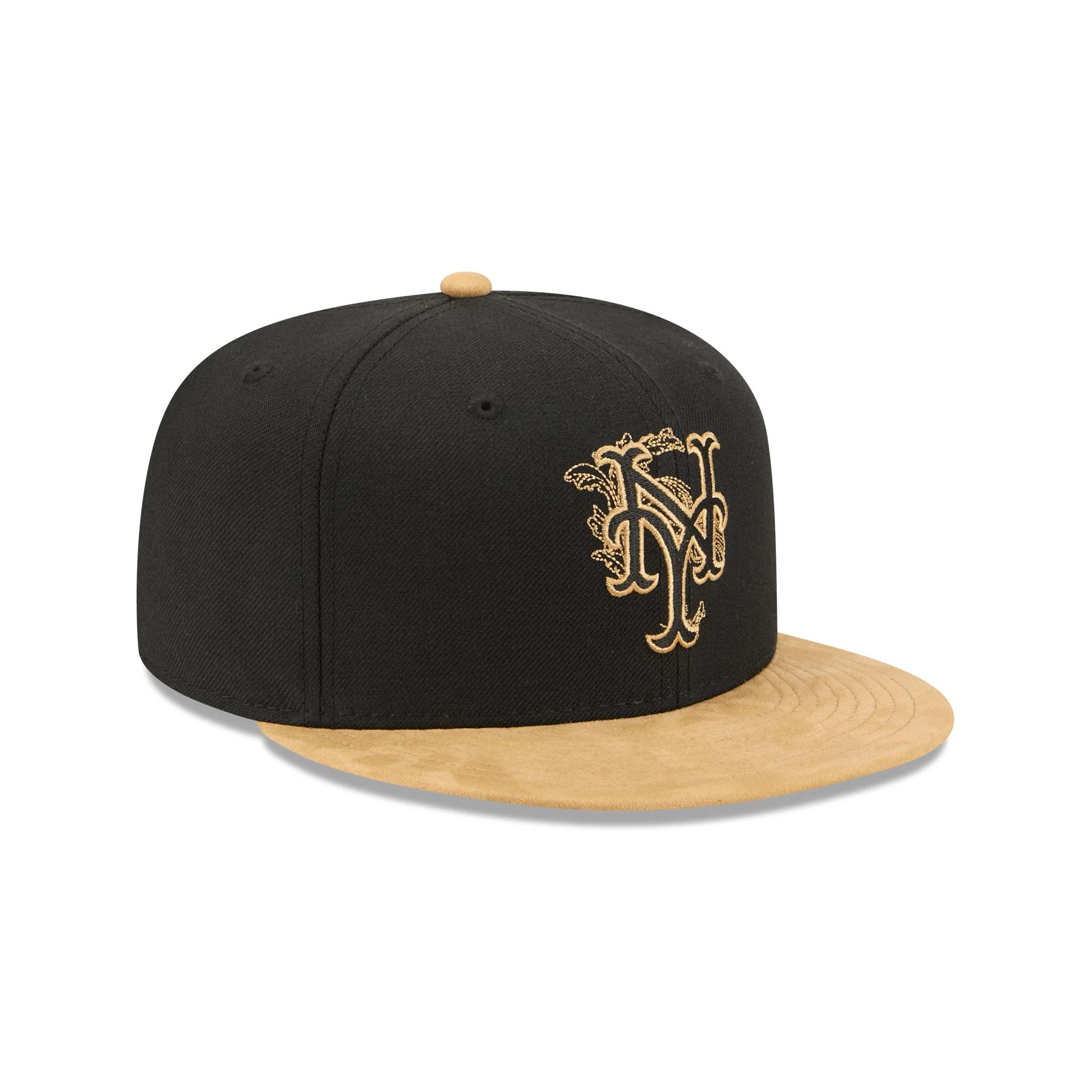 New York Mets Black Wool 59FIFTY Fitted Hat - Image 3
