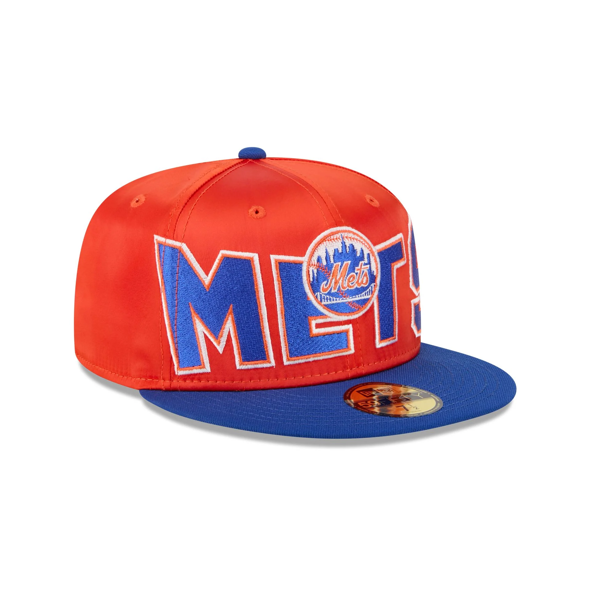 New York Mets Bold Satin 59FIFTY Fitted Hat - Image 3