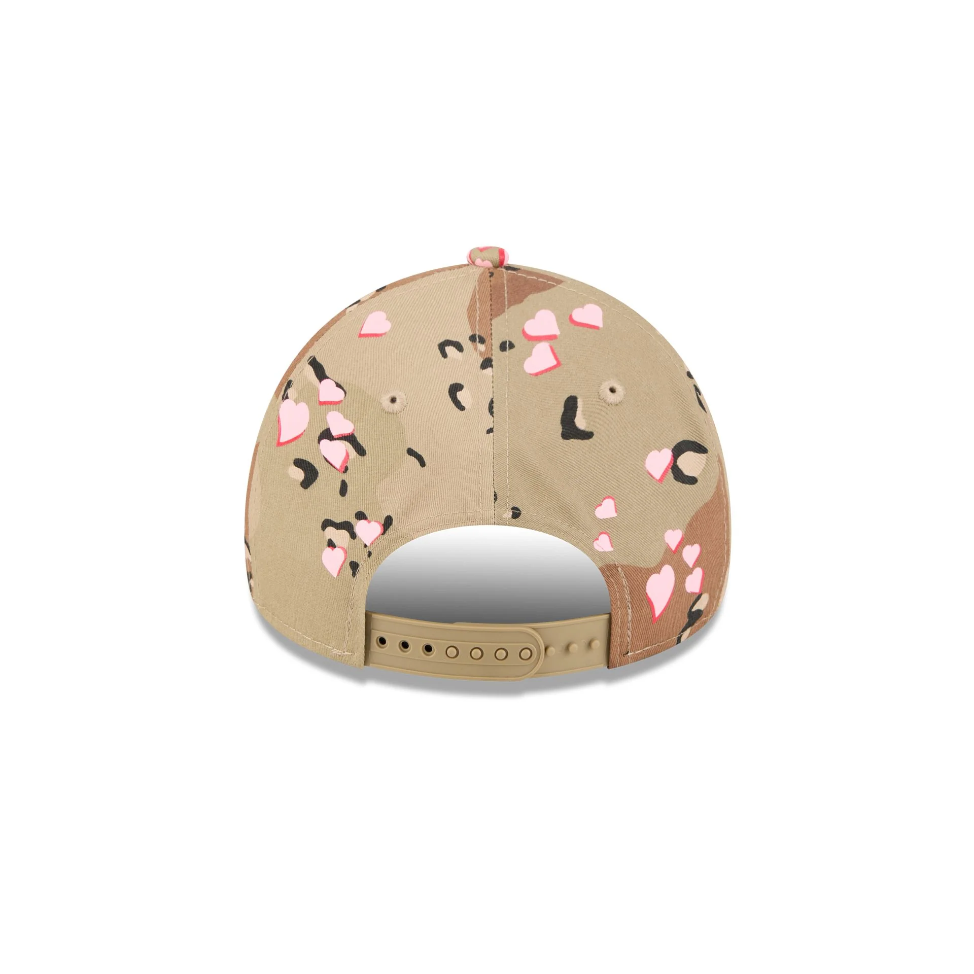 New York Mets Camo Hearts 9FORTY A-Frame Snapback Hat - Image 6