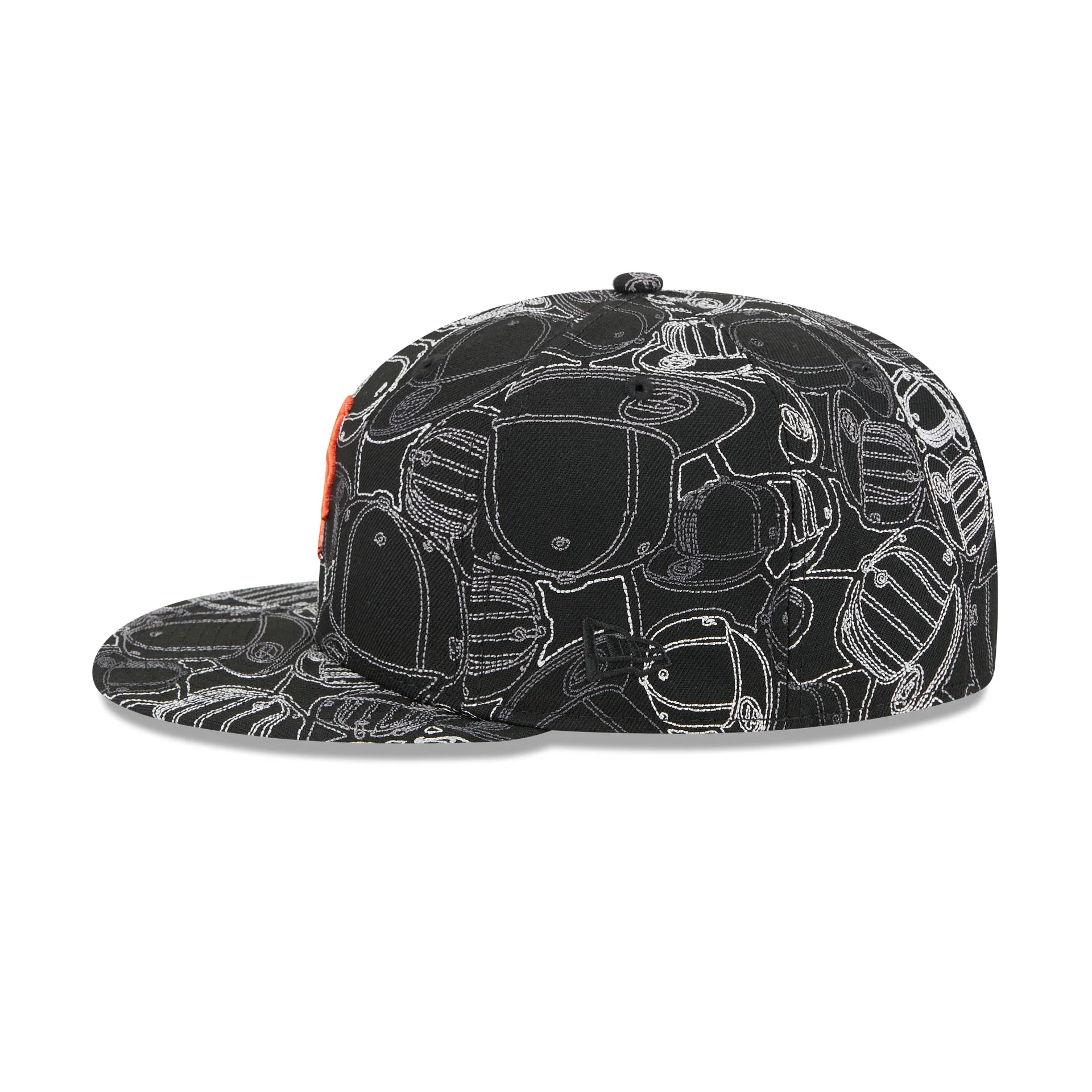 New York Mets Cap Scramble 59FIFTY Fitted Hat - Image 4