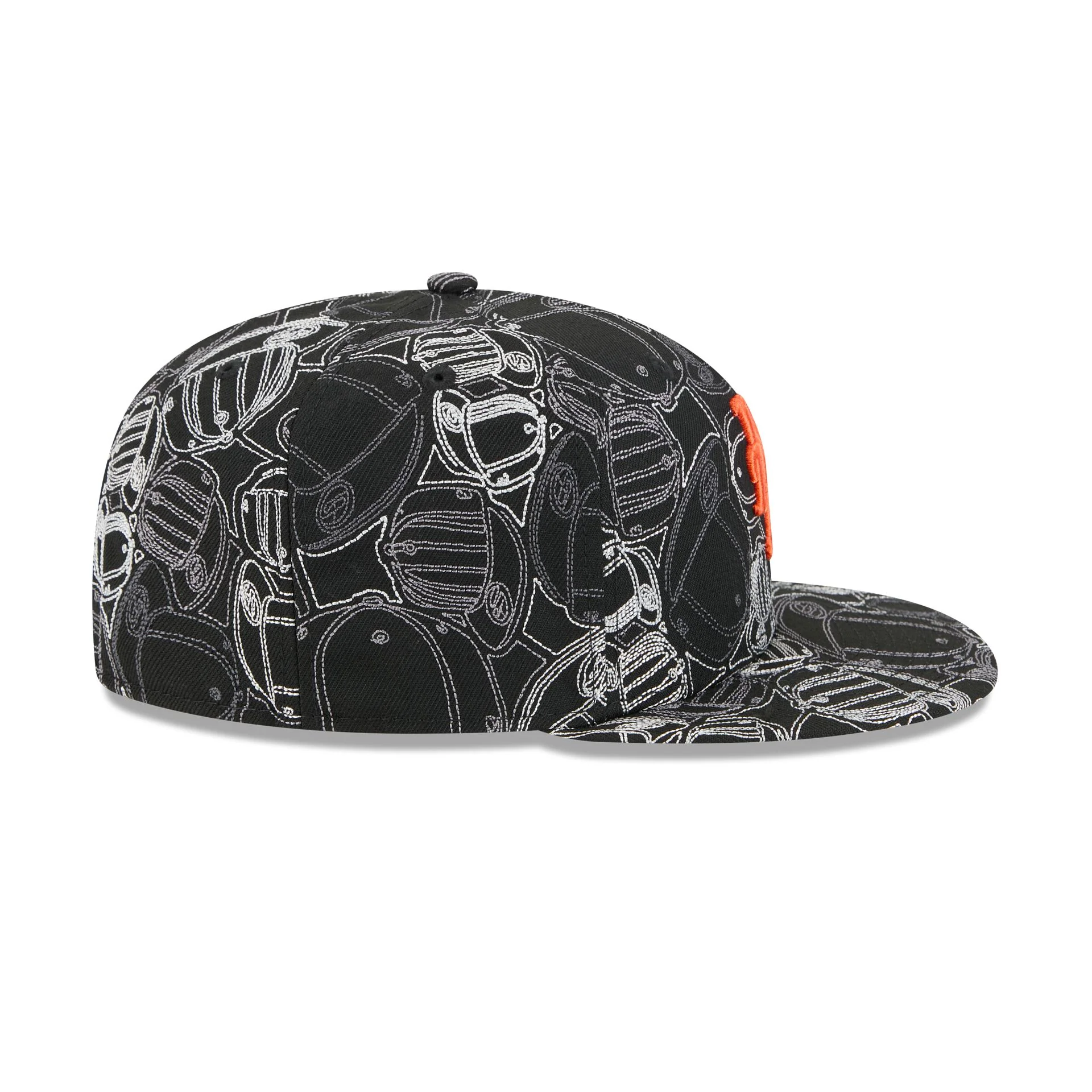 New York Mets Cap Scramble 59FIFTY Fitted Hat - Image 5