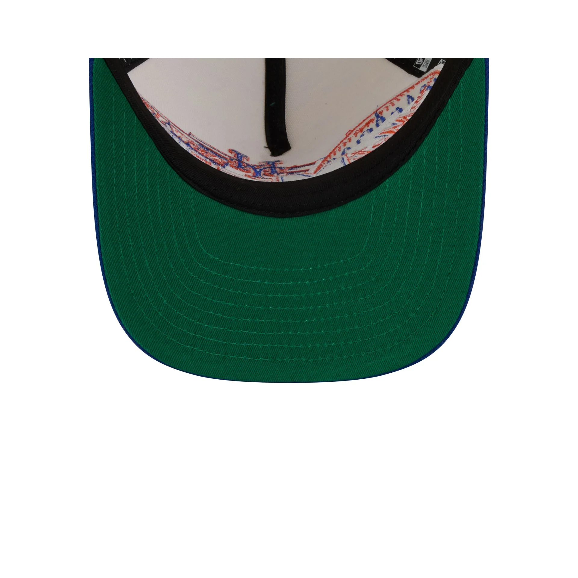 New York Mets Chrome White Classic 9FIFTY A-Frame Snapback Hat - Image 7