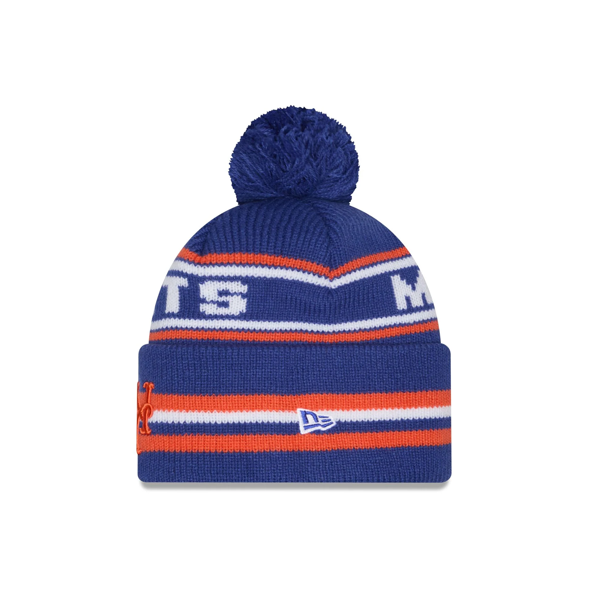 New York Mets Classic Pom Knit Hat - Image 2