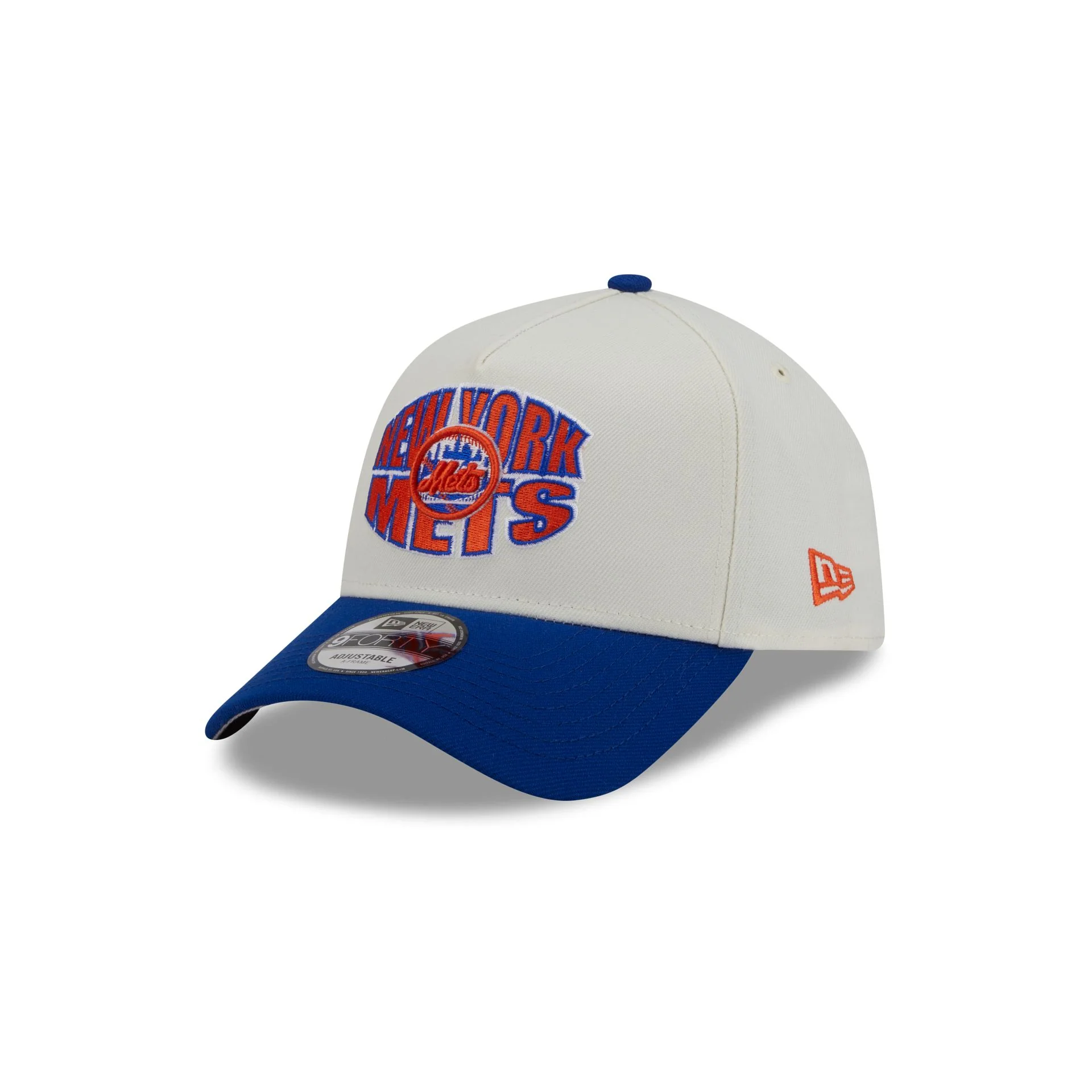 New York Mets Classic Tones 9FORTY A-Frame Snapback Hat - Image 3