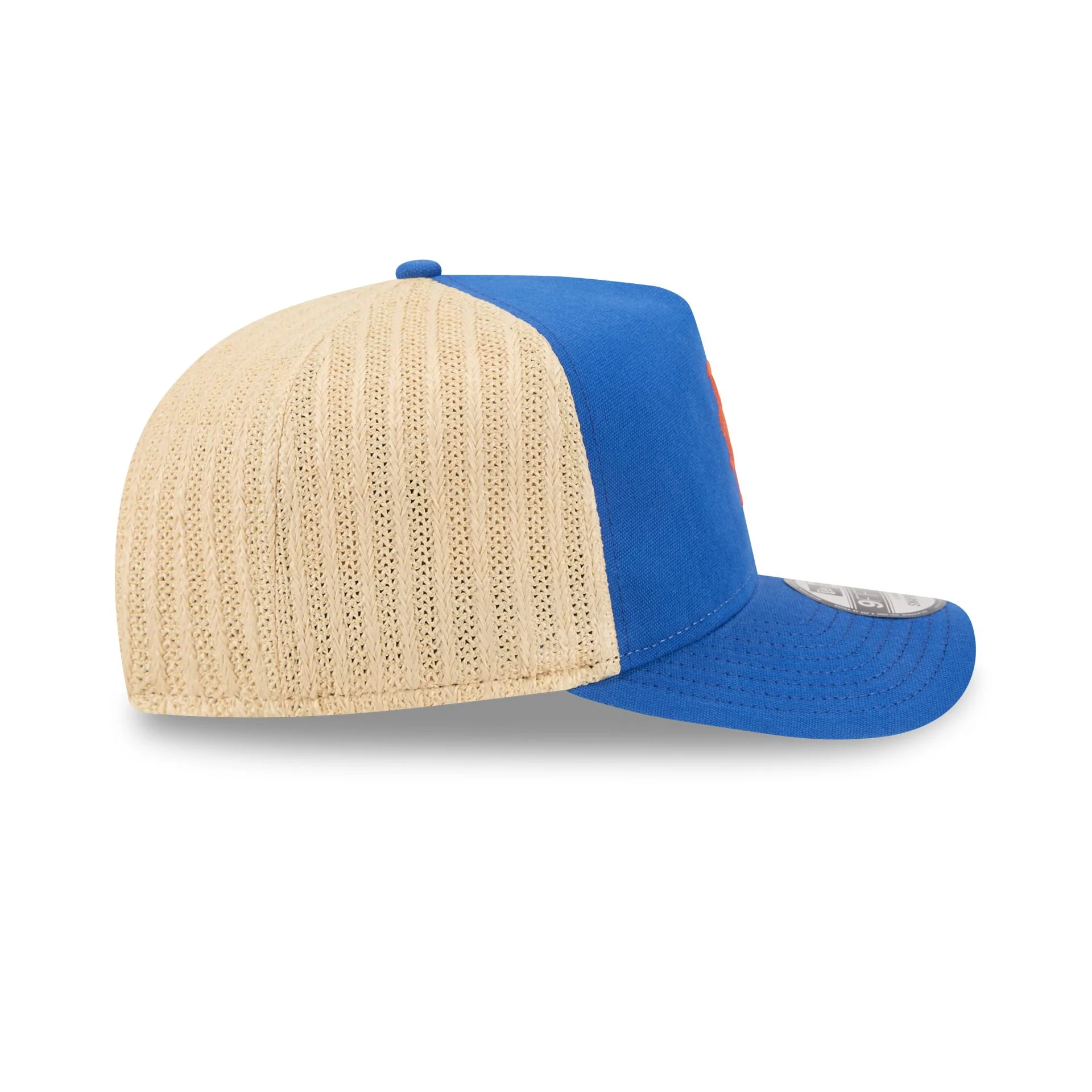 New York Mets Grained 9FIFTY A-Frame Snapback Hat - Image 5