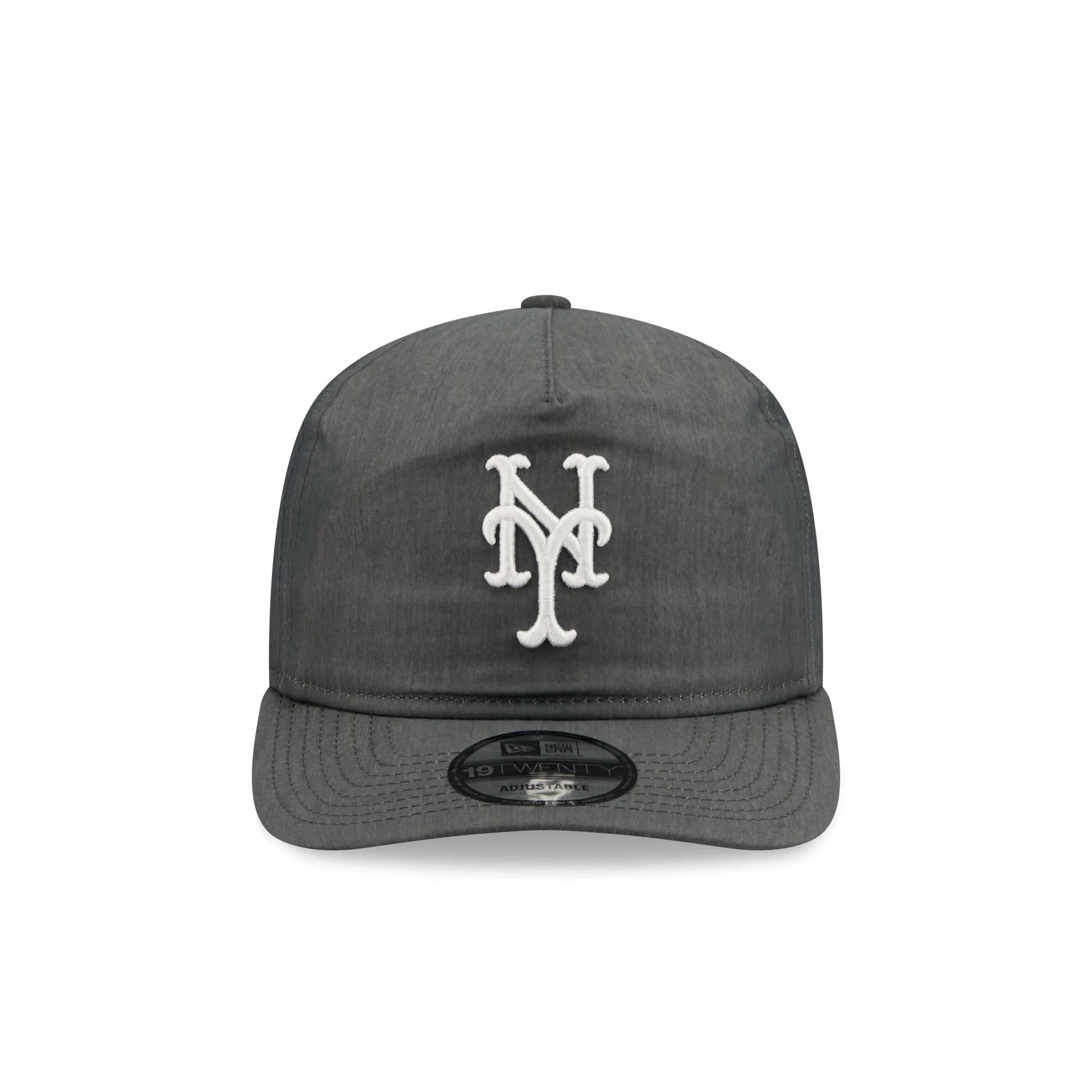 New York Mets Heather Gray Nylon 19TWENTY Adjustable Hat - Image 2