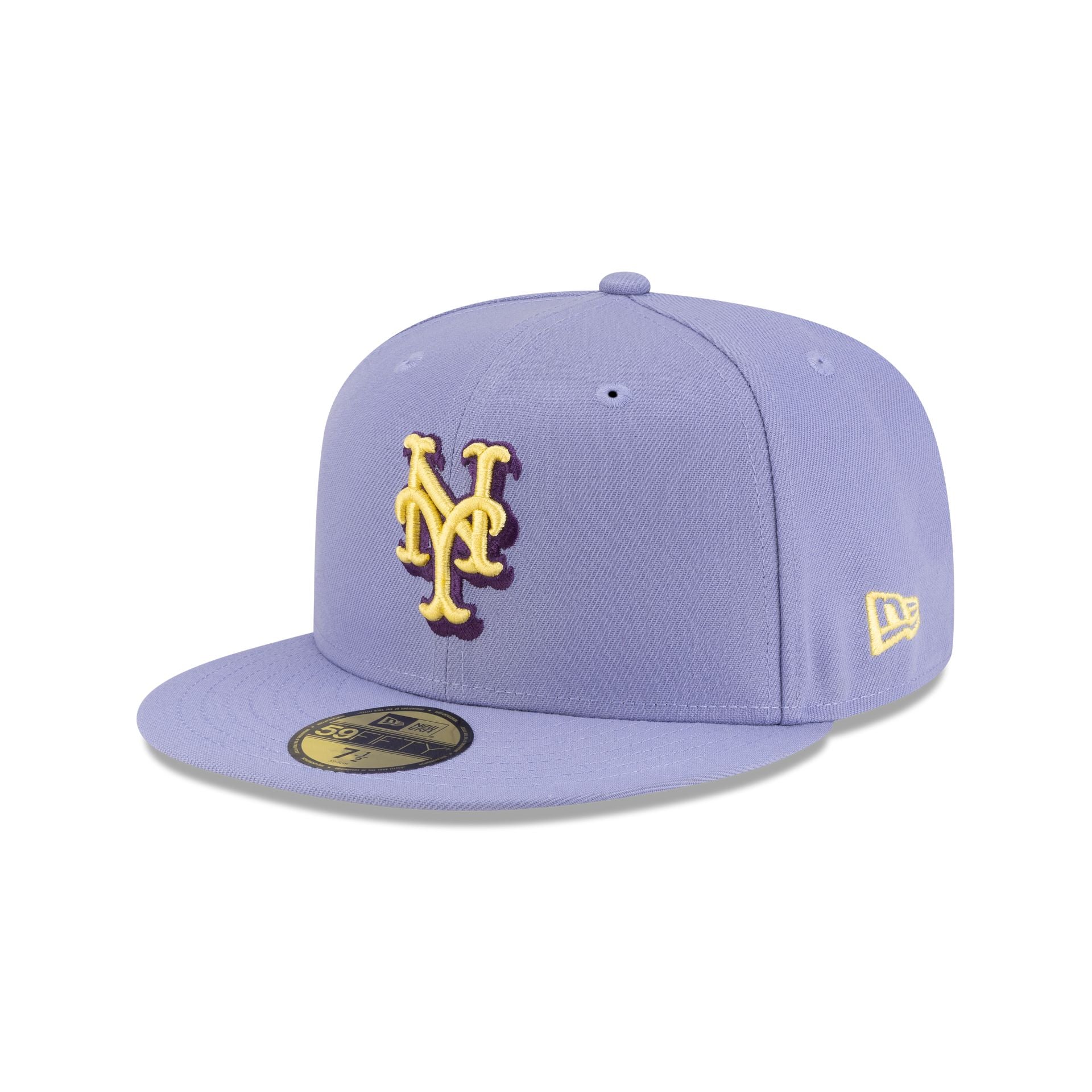 New York Mets Lavender Spring 59FIFTY Fitted Hat - Image 3