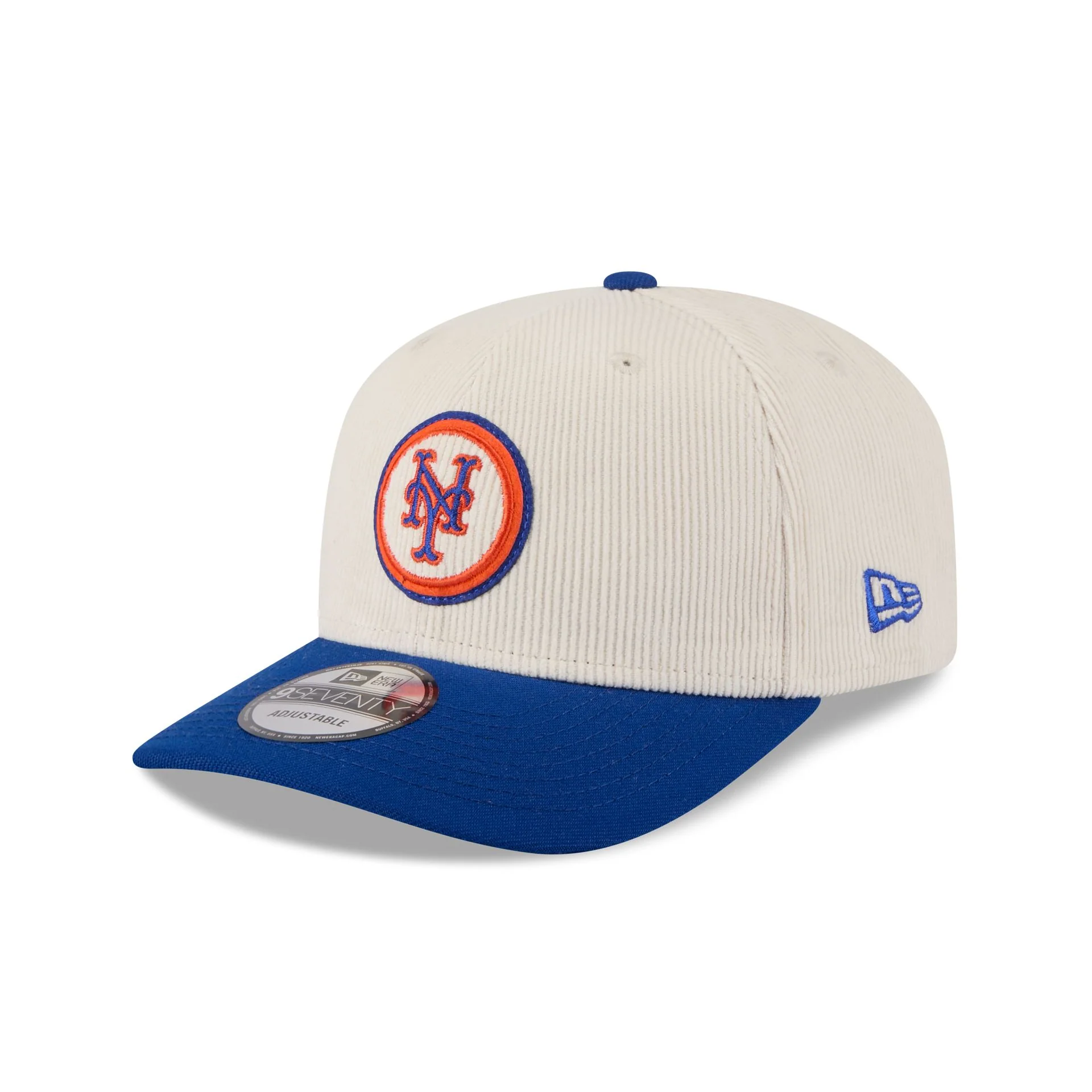 New York Mets Loyal Corduroy 9SEVENTY Stretch-Snap Hat - Image 3