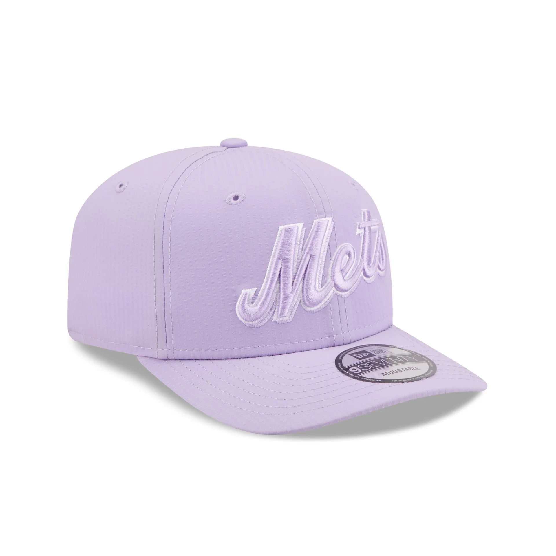 New York Mets Pastel Crepe 9SEVENTY Stretch-Snap Hat - Image 3