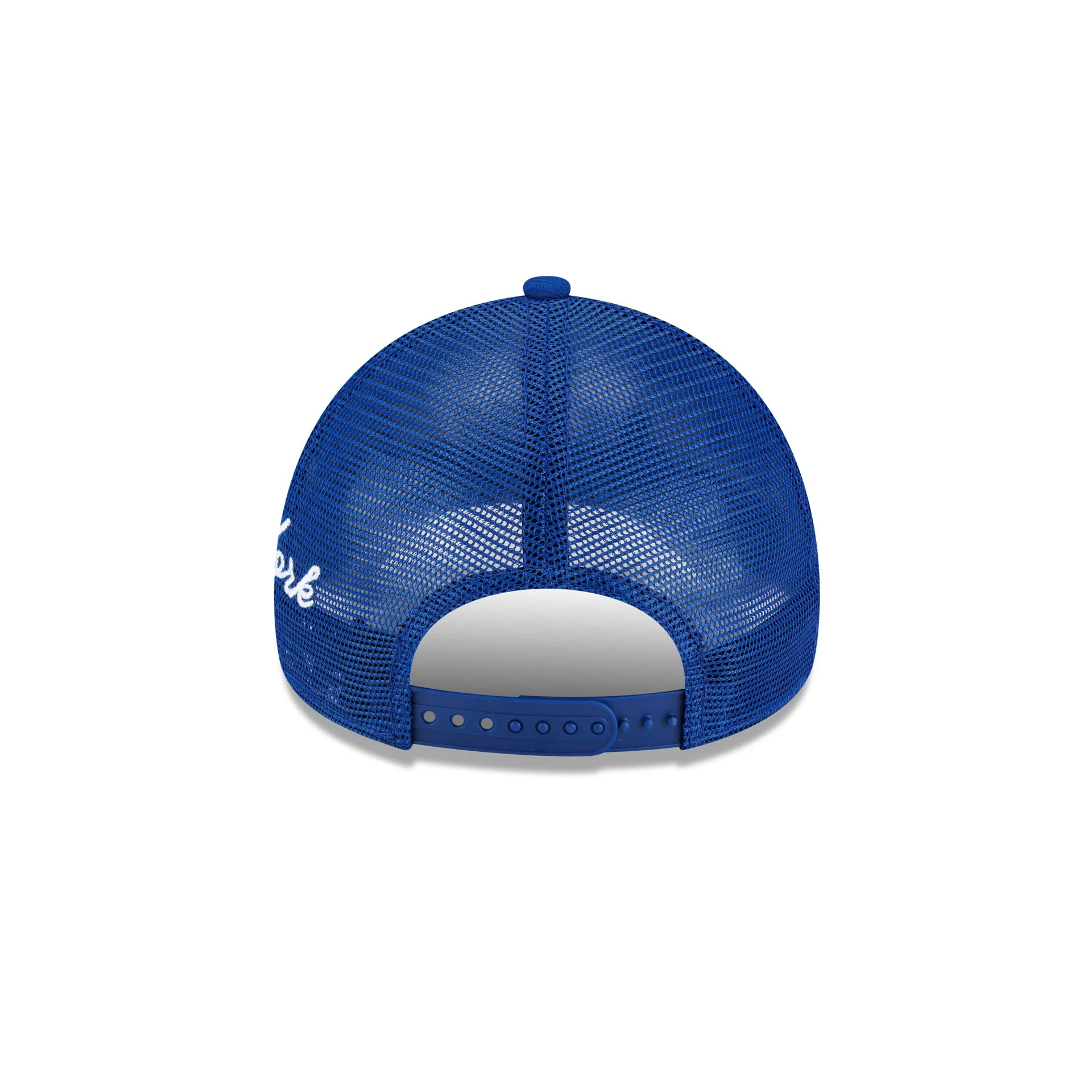 New York Mets Side Script 9FORTY A-Frame Trucker Hat - Image 6