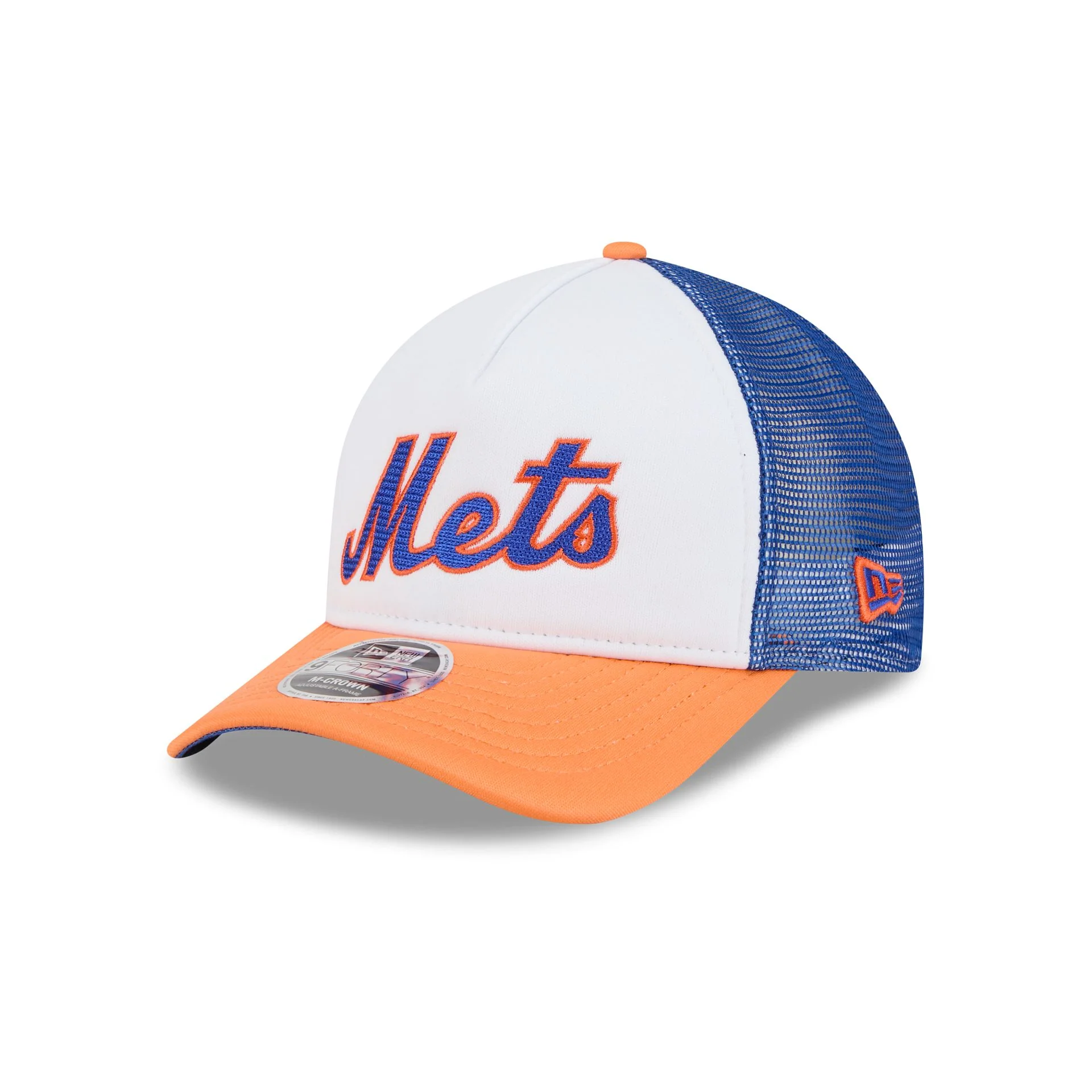 New York Mets Summer Derby 9FORTY M-Crown A-Frame Snapback Hat - Image 3