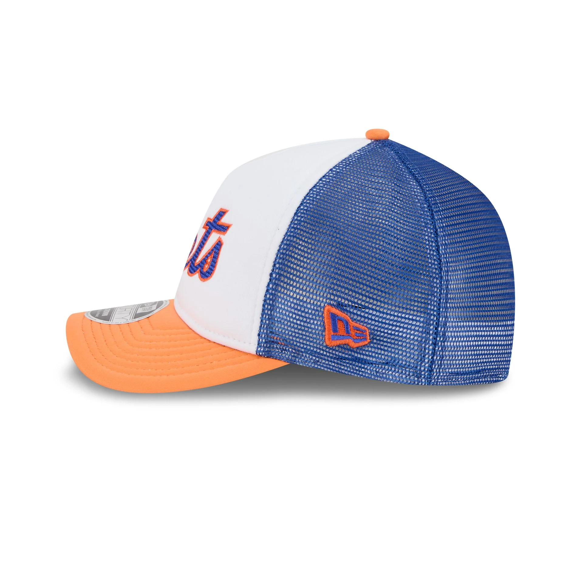 New York Mets Summer Derby 9FORTY M-Crown A-Frame Snapback Hat - Image 5